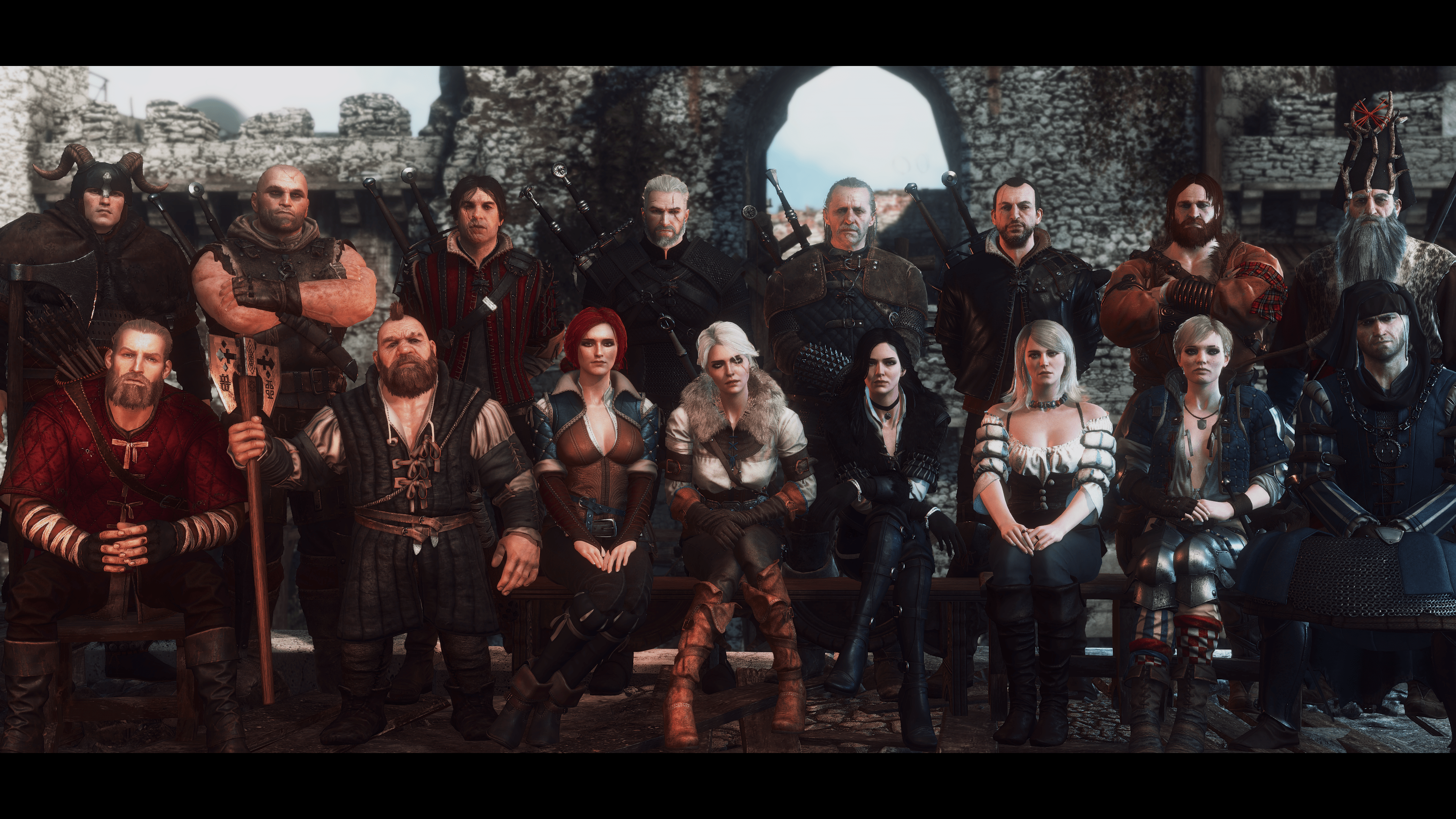 The Brave Heroes Of Kaer Morhen Before Battle [SBUI GROUP