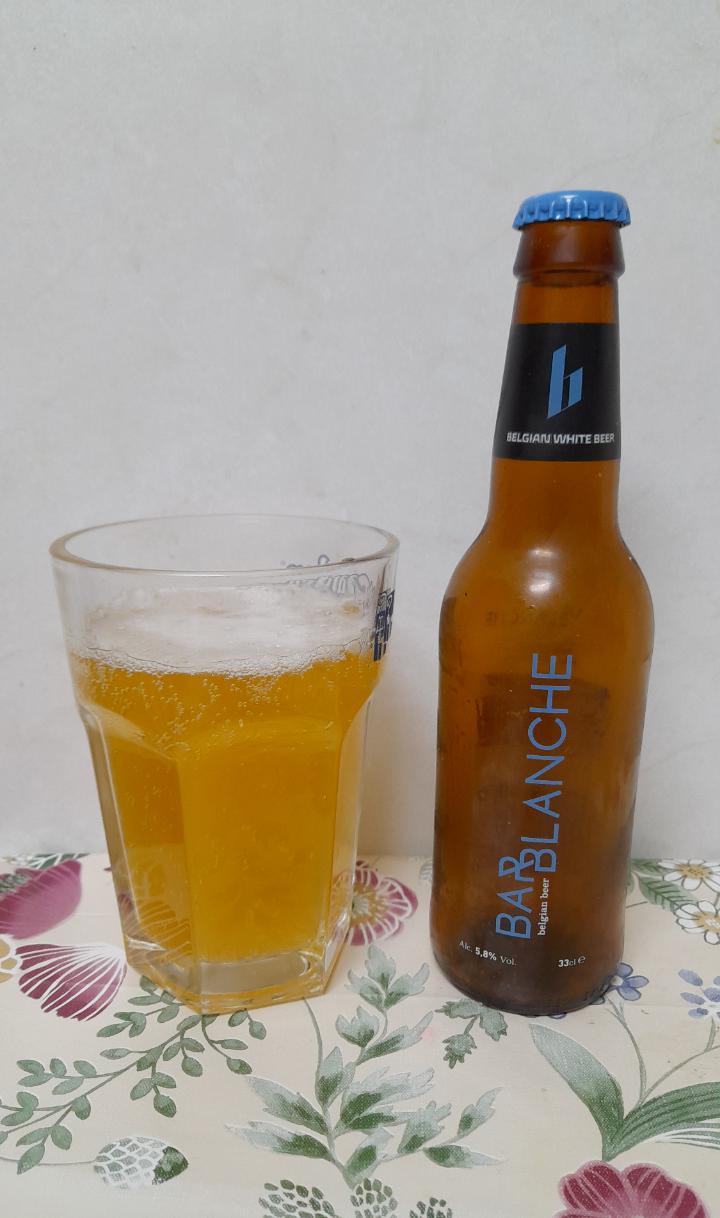 Bar Blanche The New White. Bar Belge Brewery. Wheat Beer Witbier