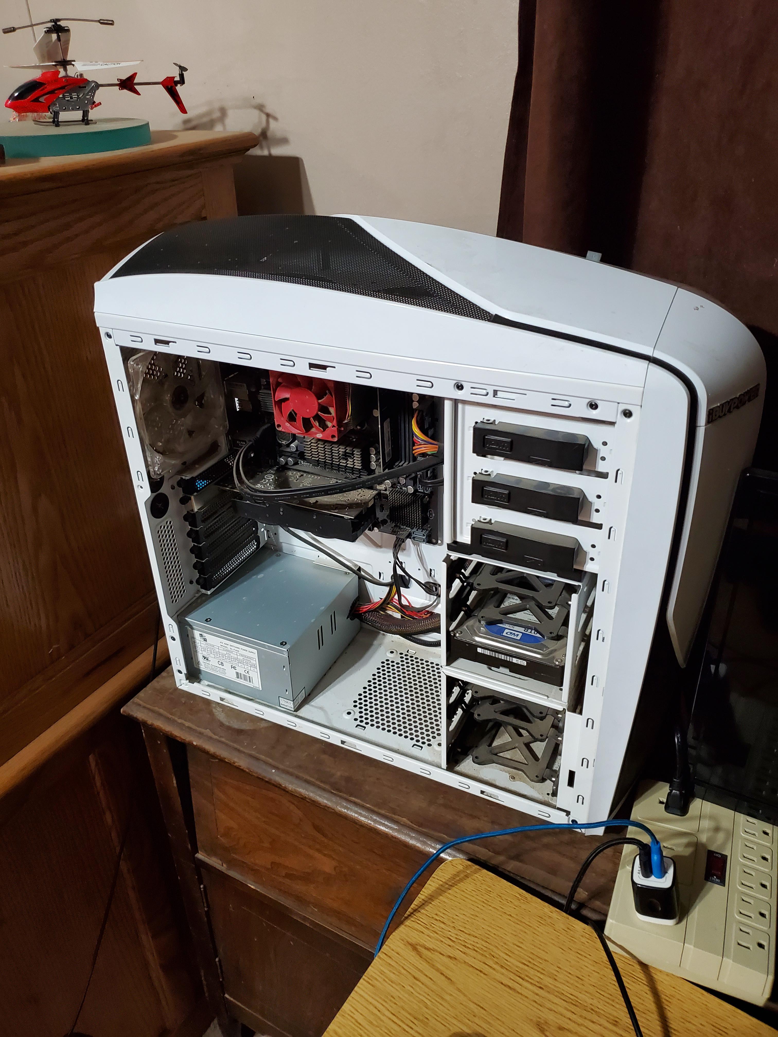 It wasn't much but it was all I had my power supply blew up today and I