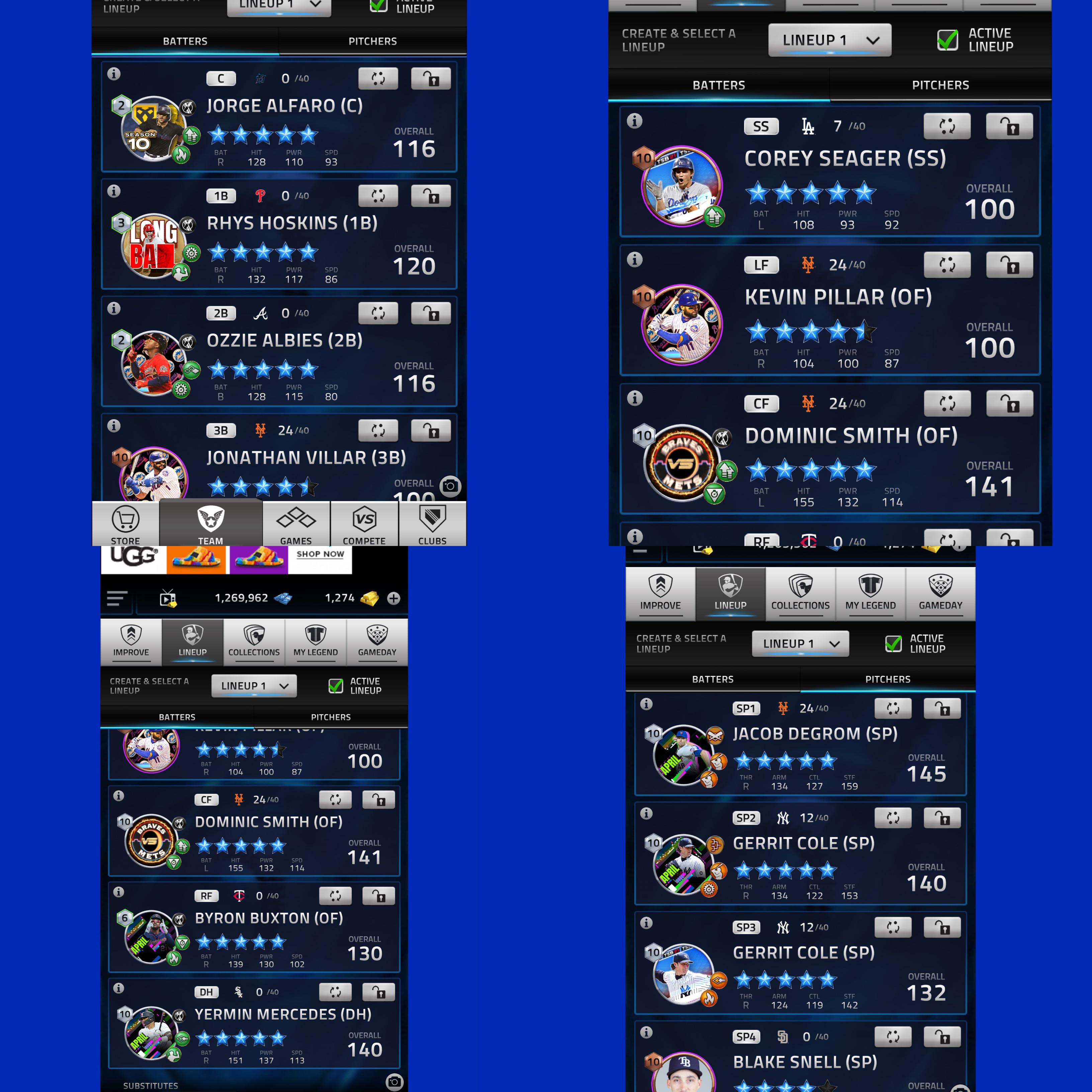 How does my lineup look r/TAPBASEBALL