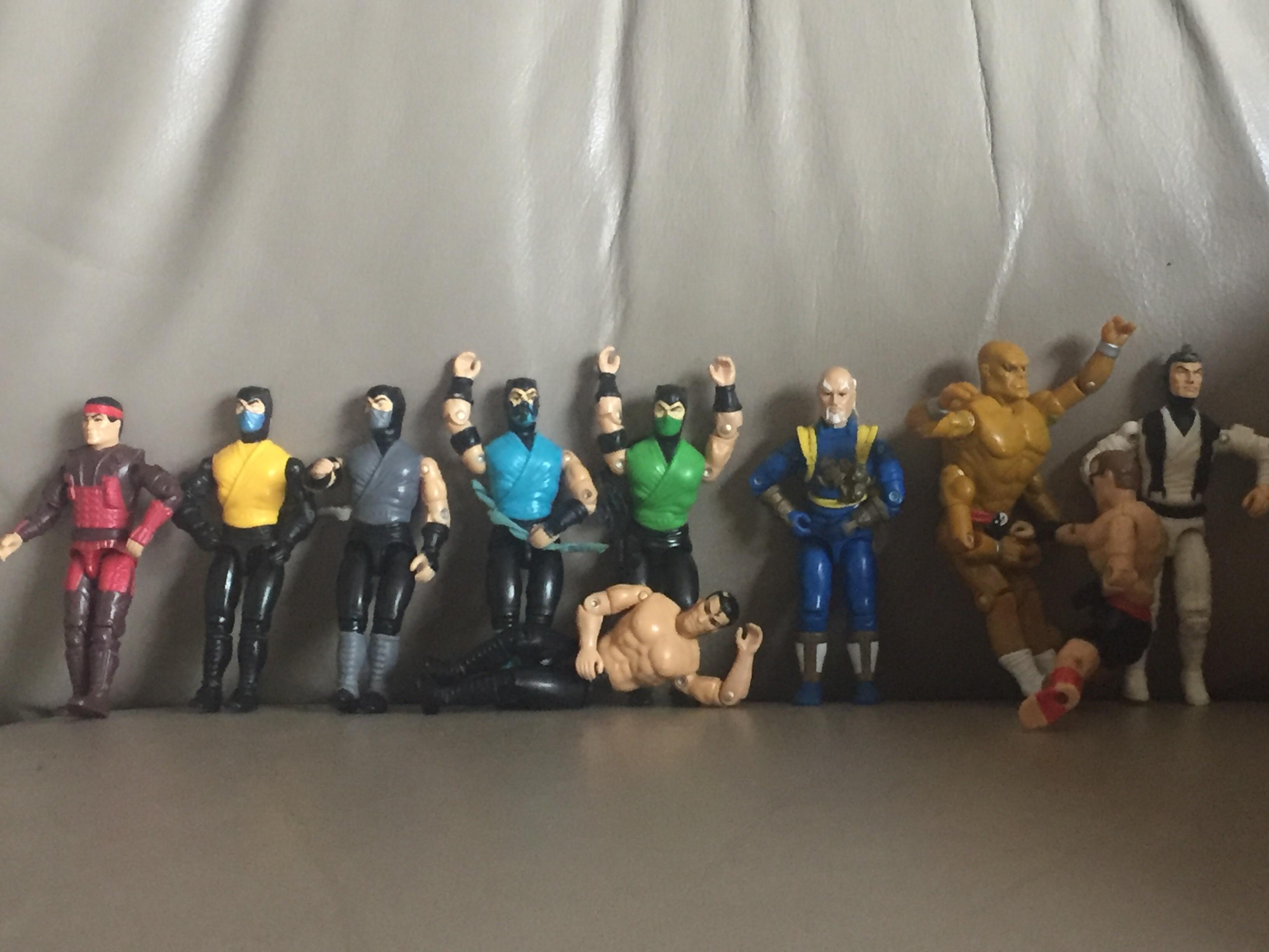 Finally found my old Mortal Kombat figures! Circa 1991 r/ActionFigures