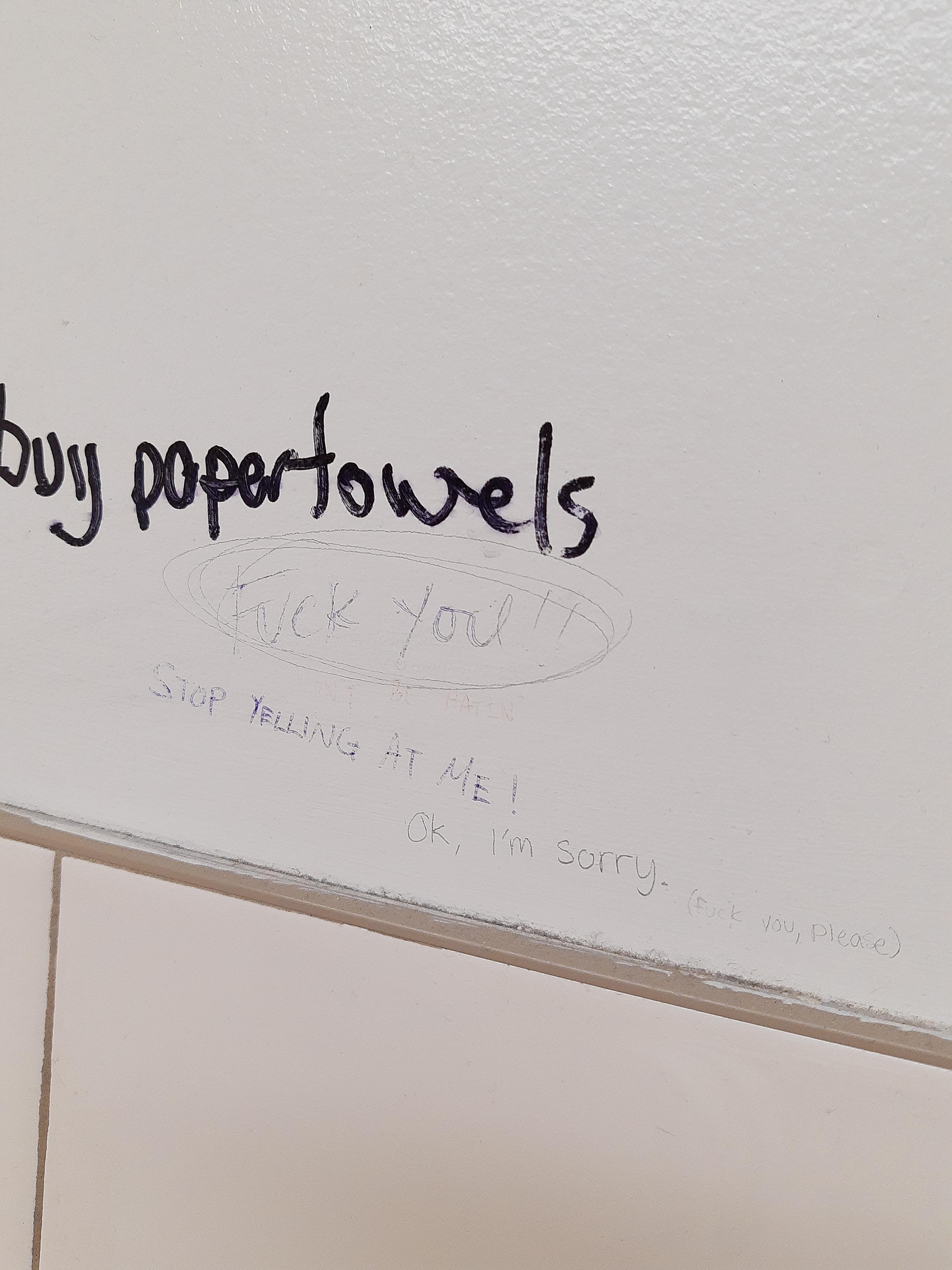 Bathroom graffiti, Canadian edition r/funny