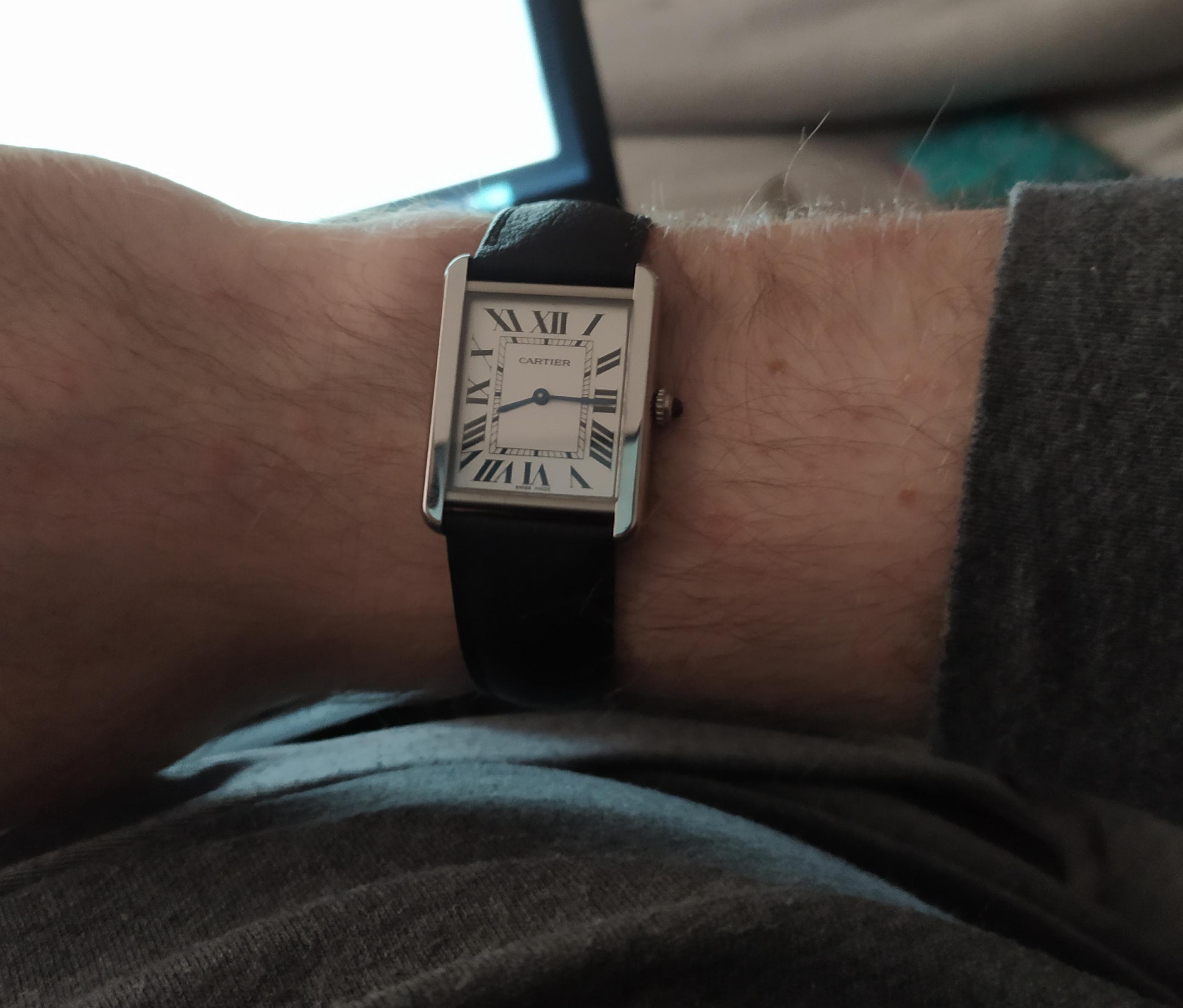 [Cartier] Tank Solo Large is the size right? r/Watches