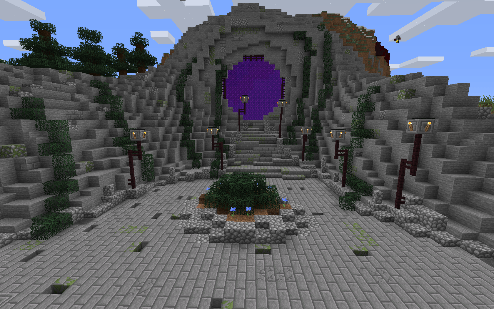 Made a nether portal for my creative server. Thoughts? Minecraft