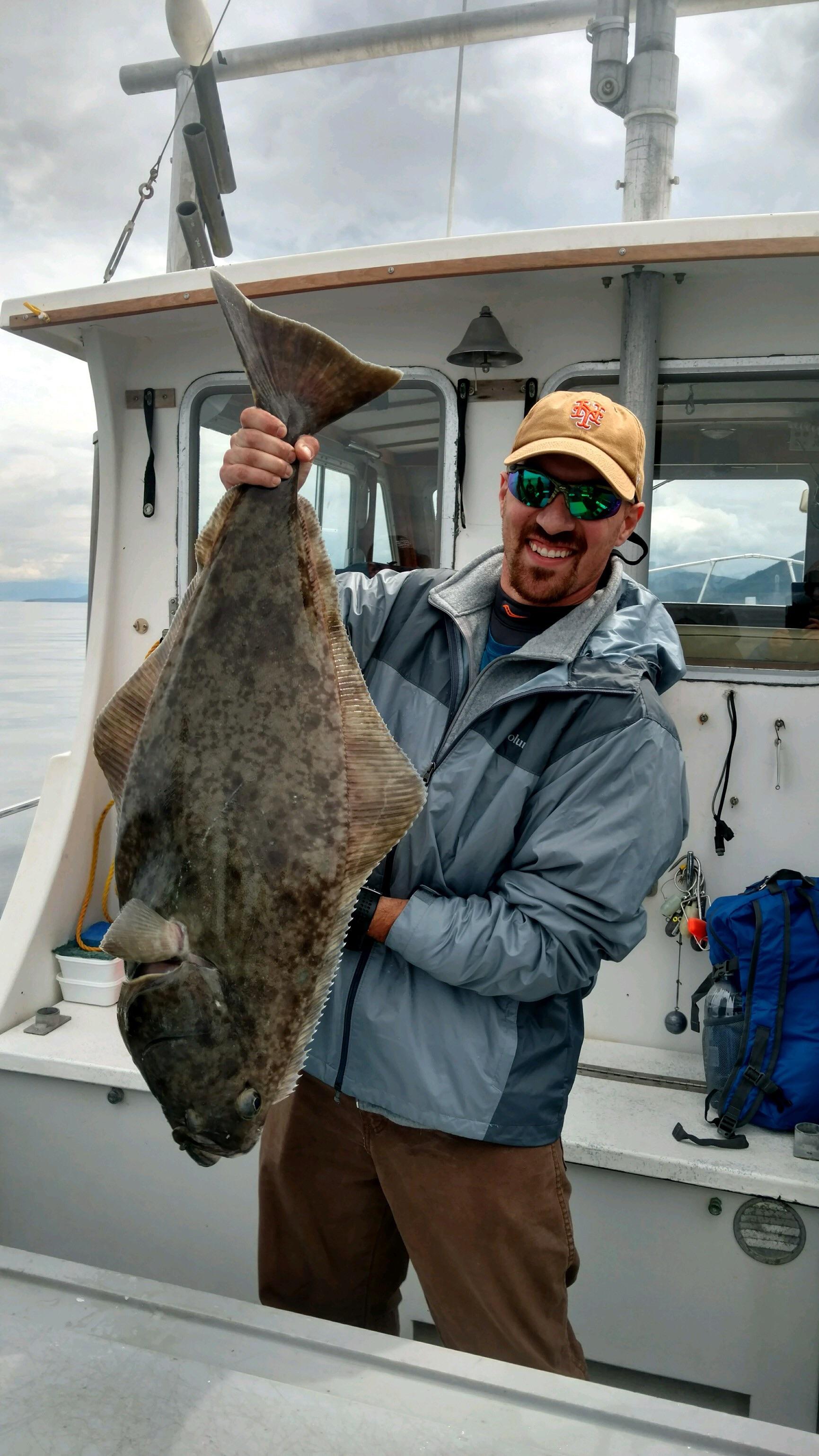 First time in Alaska and I got my first halibut. God damn 1/4” to big