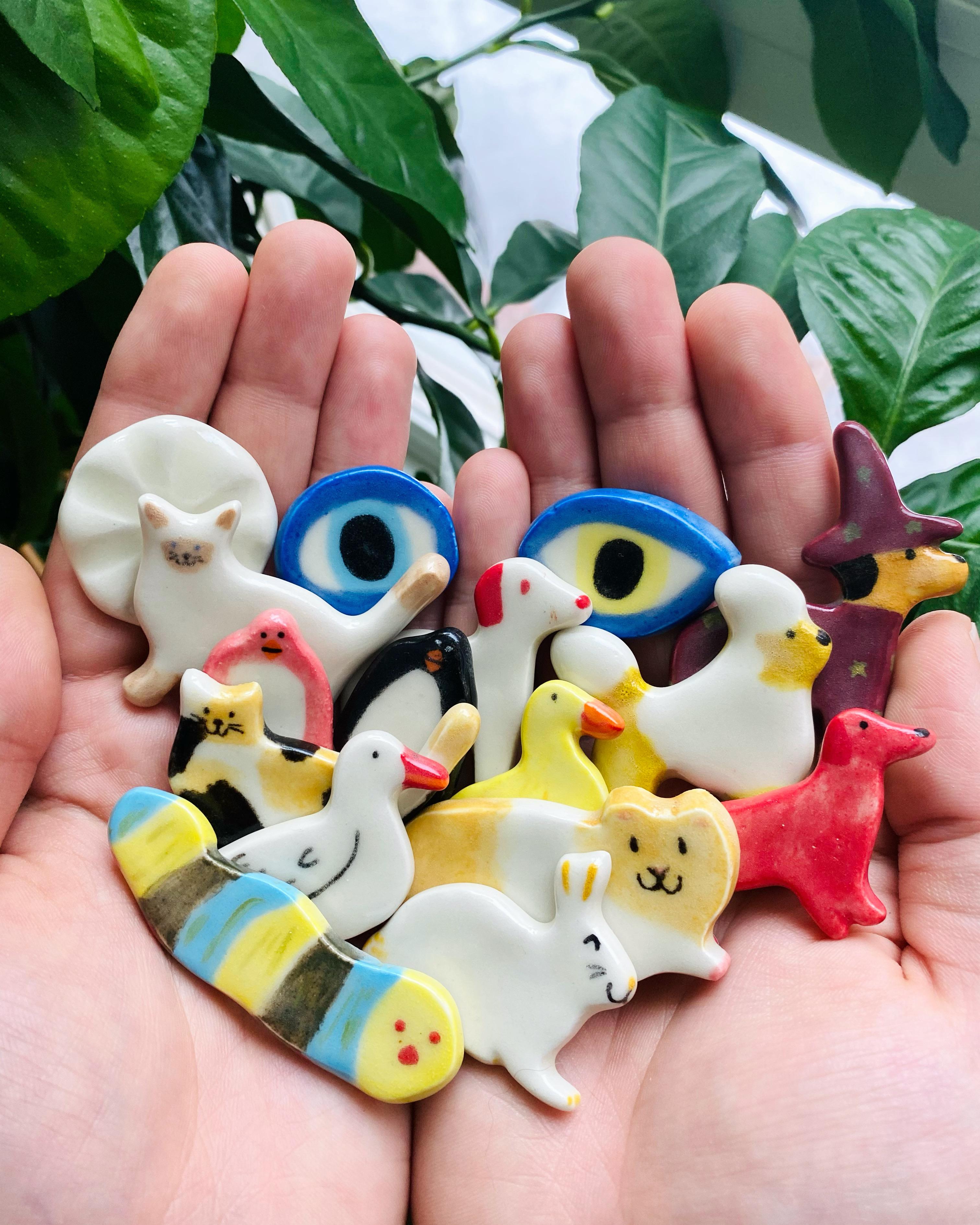 The newest ceramic animal friends using my very own new kiln!!😄 r/Ceramics