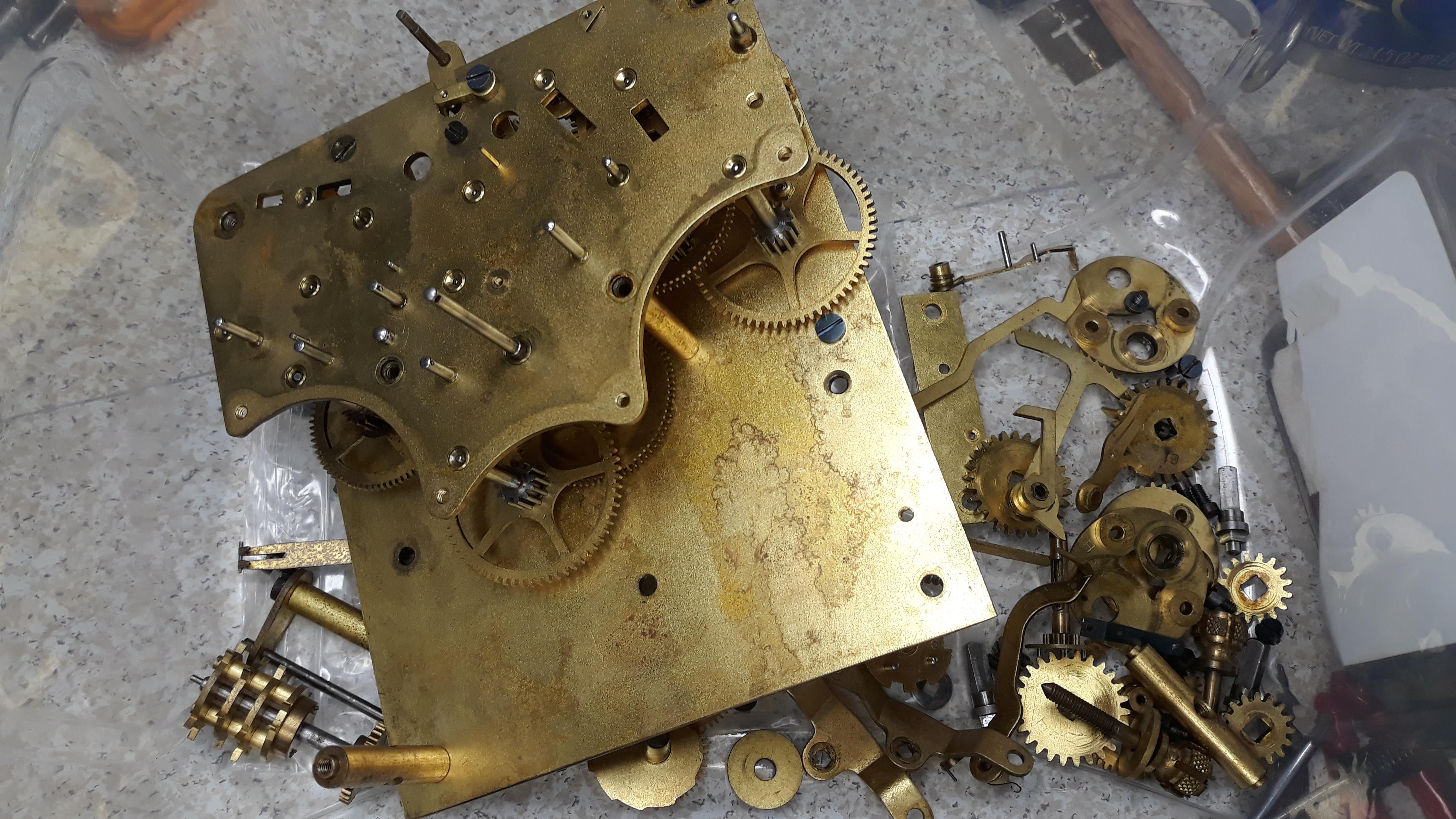 Seth Thomas 113, pile o' parts r/clocks