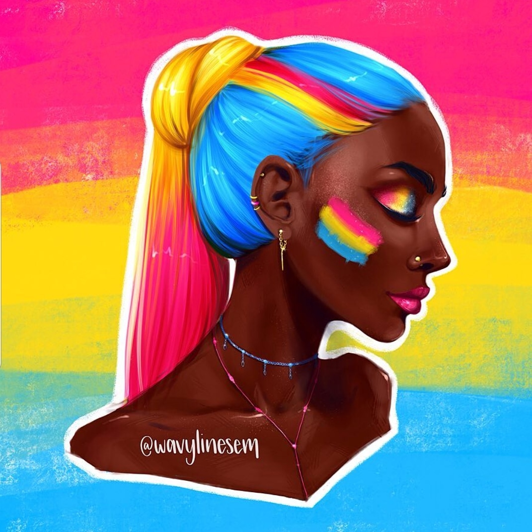 Ehehehe can you taste the rainbow? Artist tag on instagram
