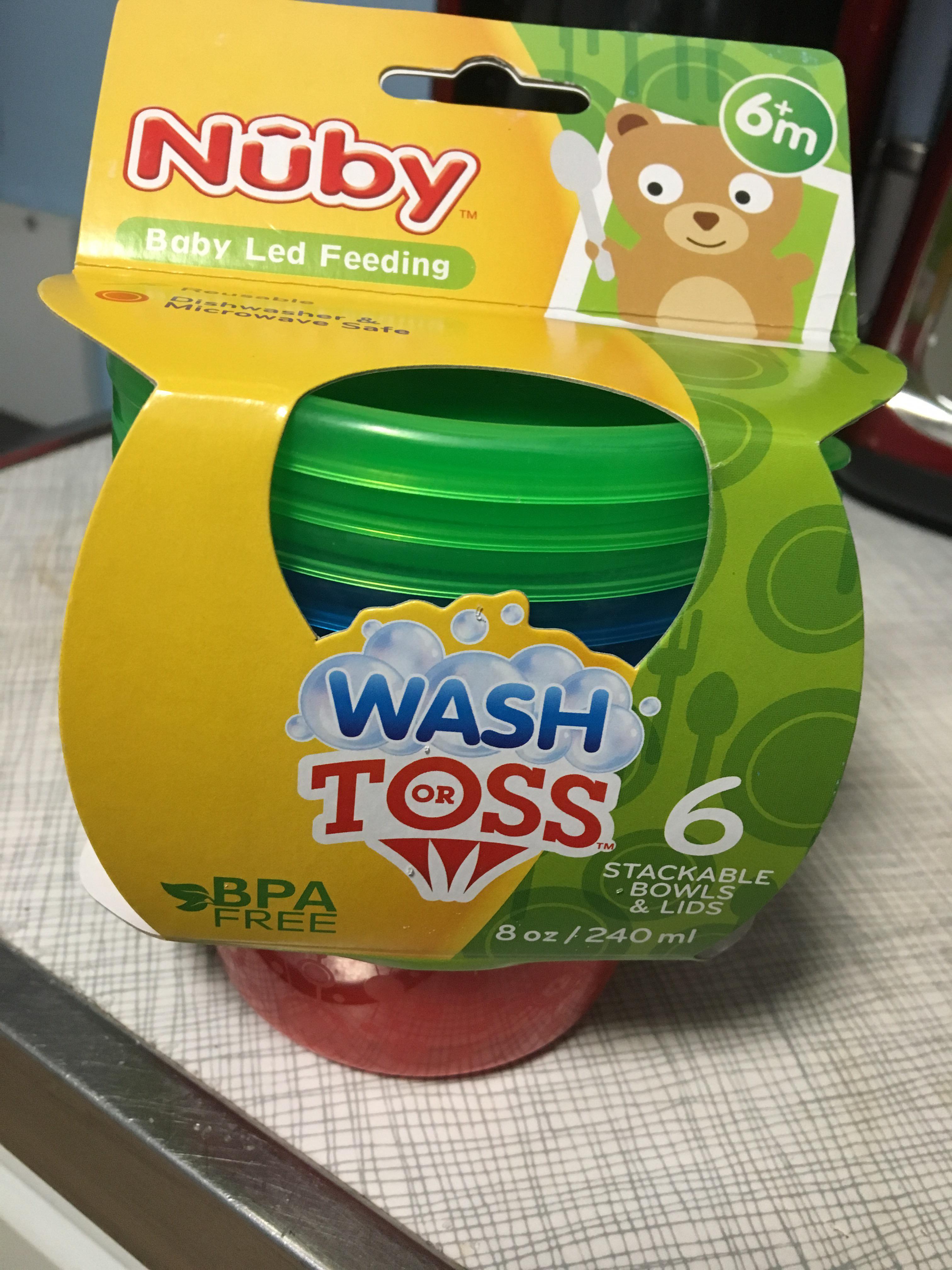 MIL gifted us reusable plastic containers. But you can throw them away