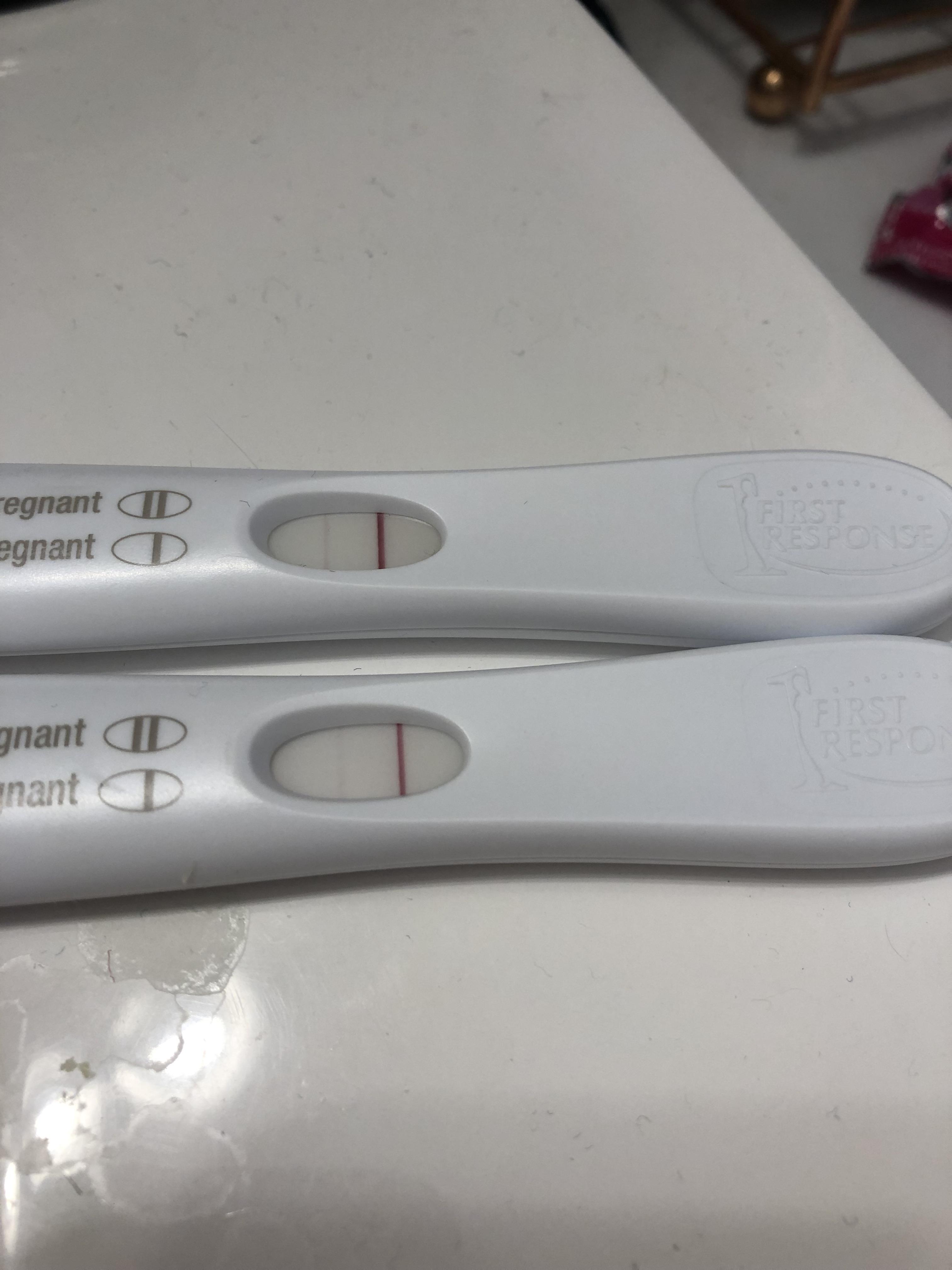 Top Care Pregnancy Test Faint Line pregnancy test