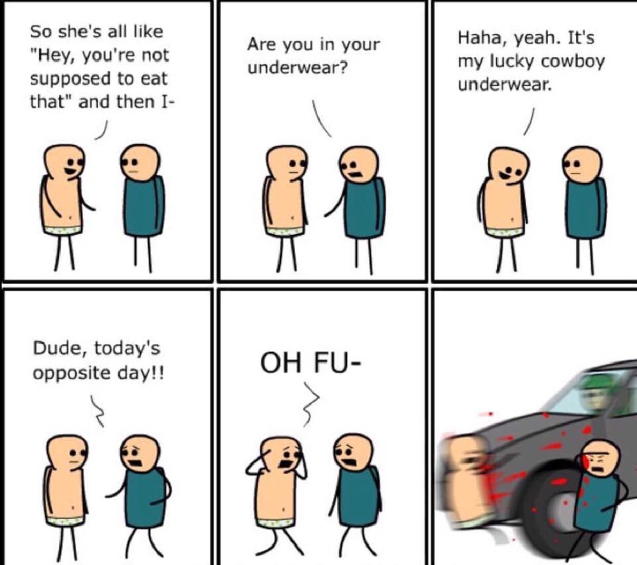 OPPOSITE DAY 😂😂😂😂😂 THATS A KNEE SLAPPER