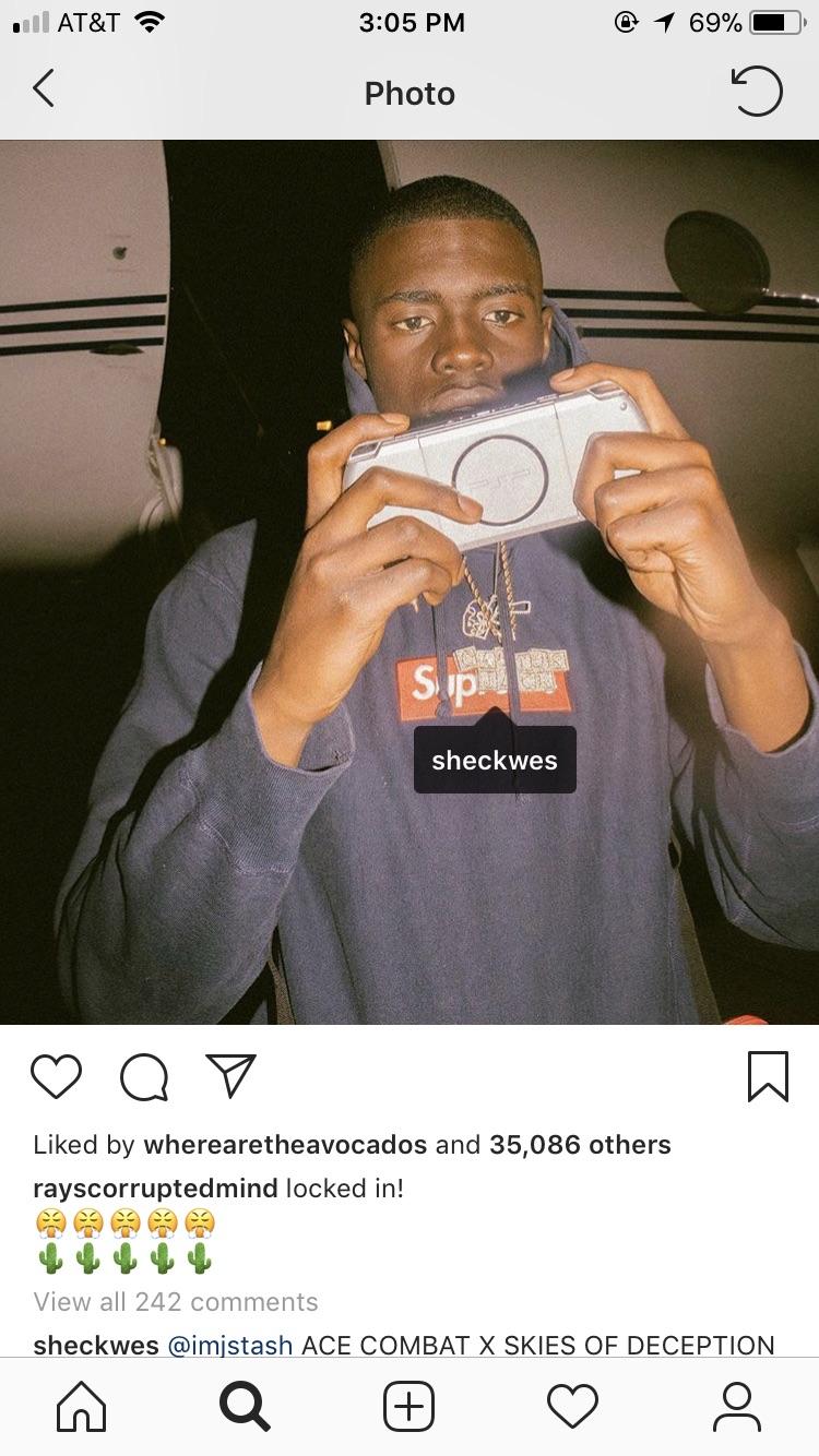 sheck wes feature? if the tracklist posted on here earlier is legit you