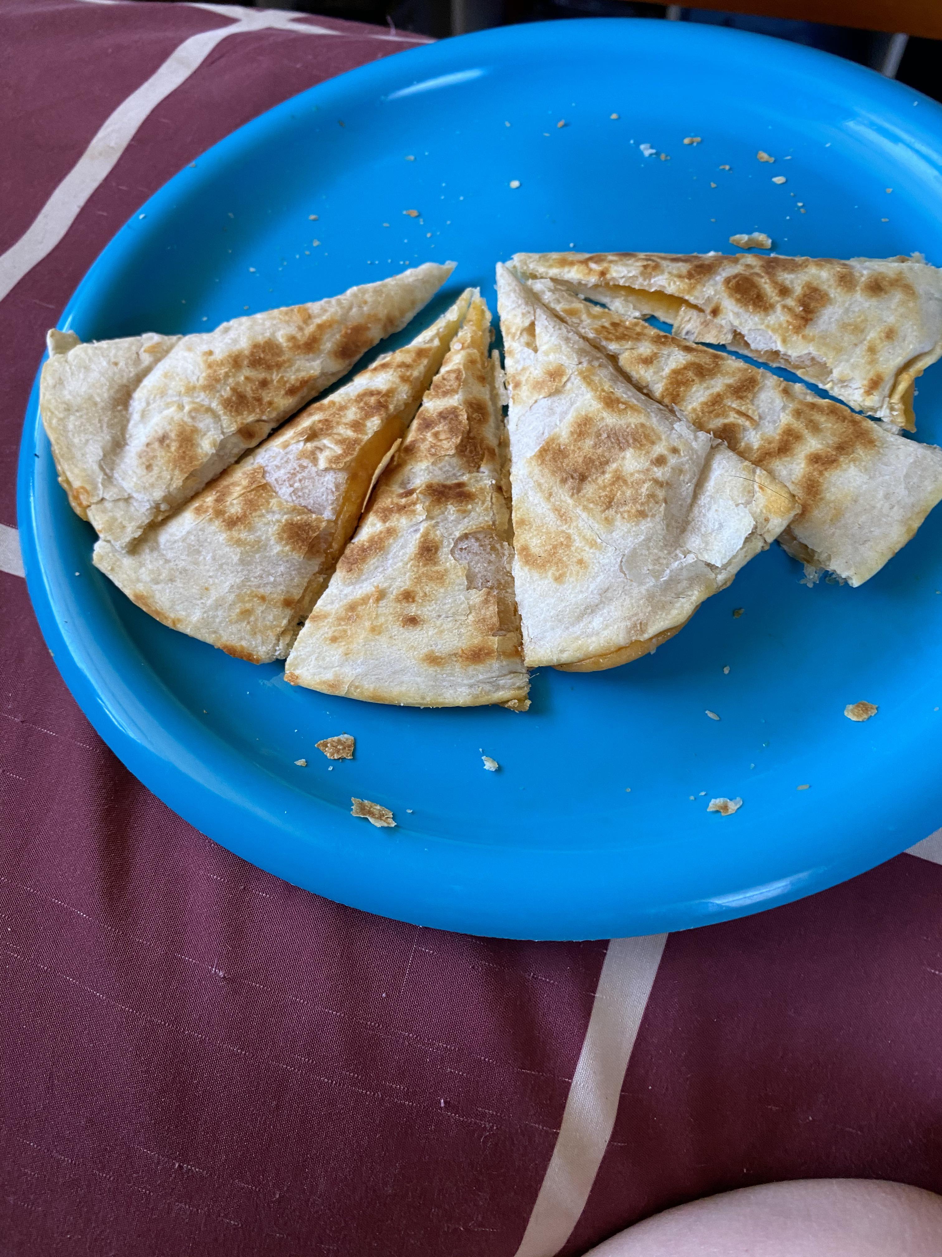 Cheese quesadilla. r/grilledcheese