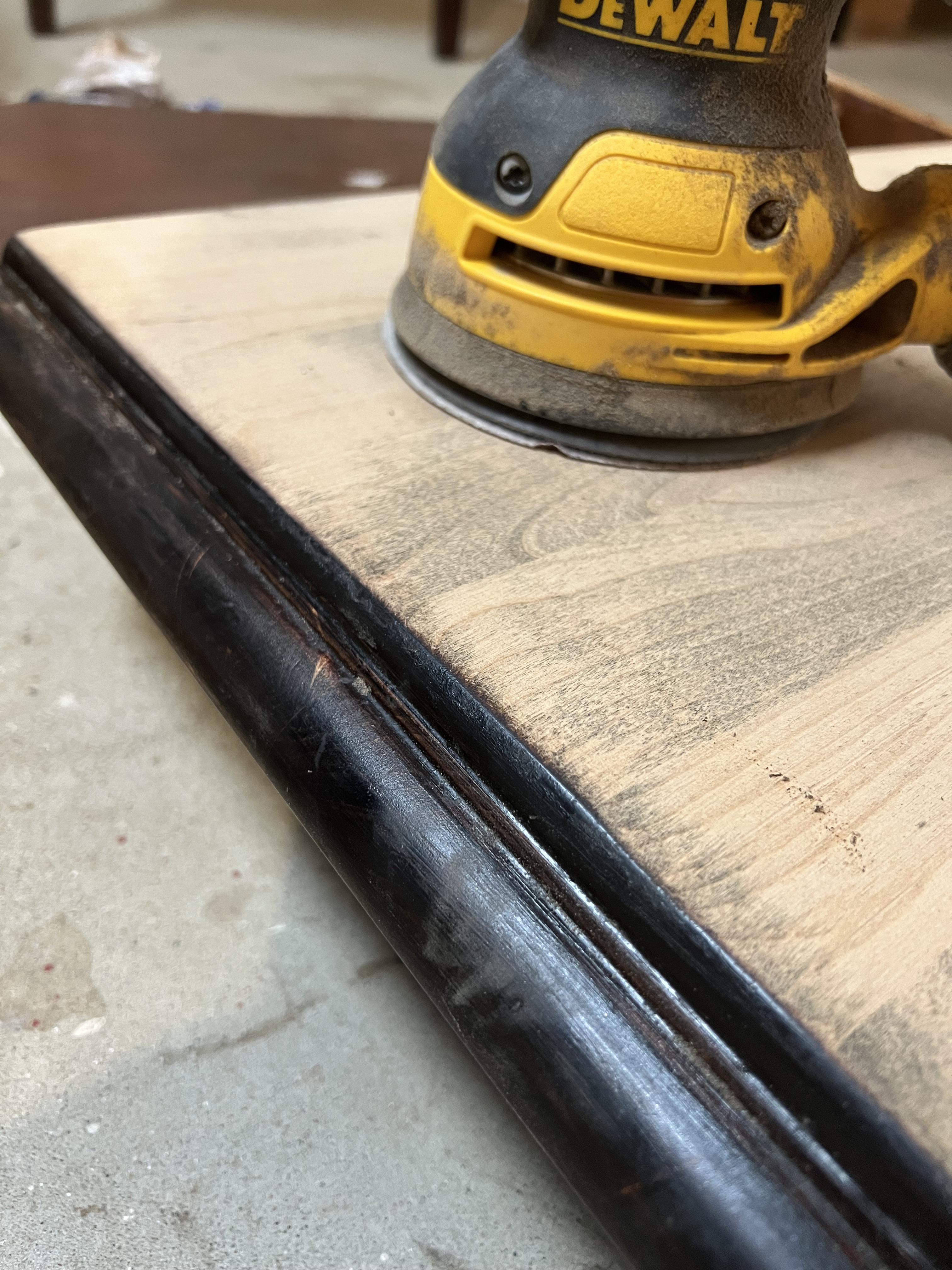 What kind of wood is this and what’s the best way to sand down the