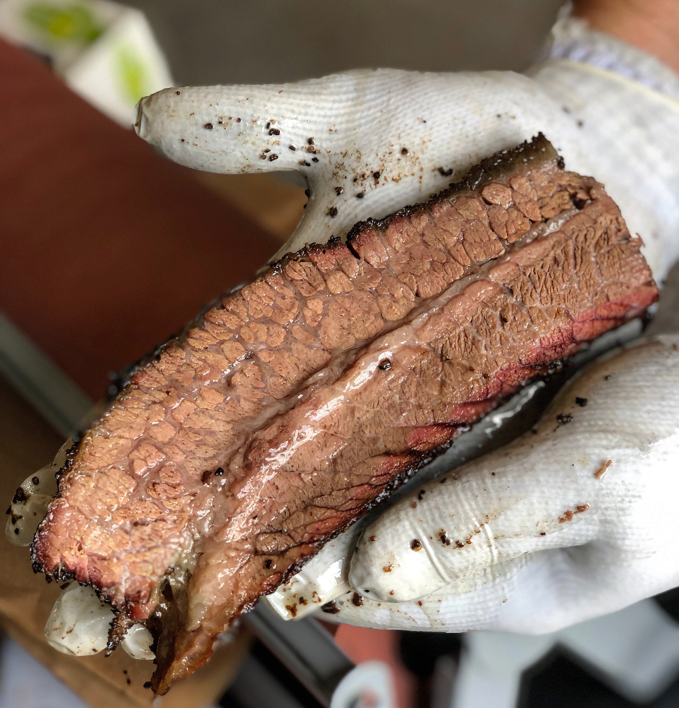 Central Texas Style Brisket. All Natural Prime Brisket seasoned with