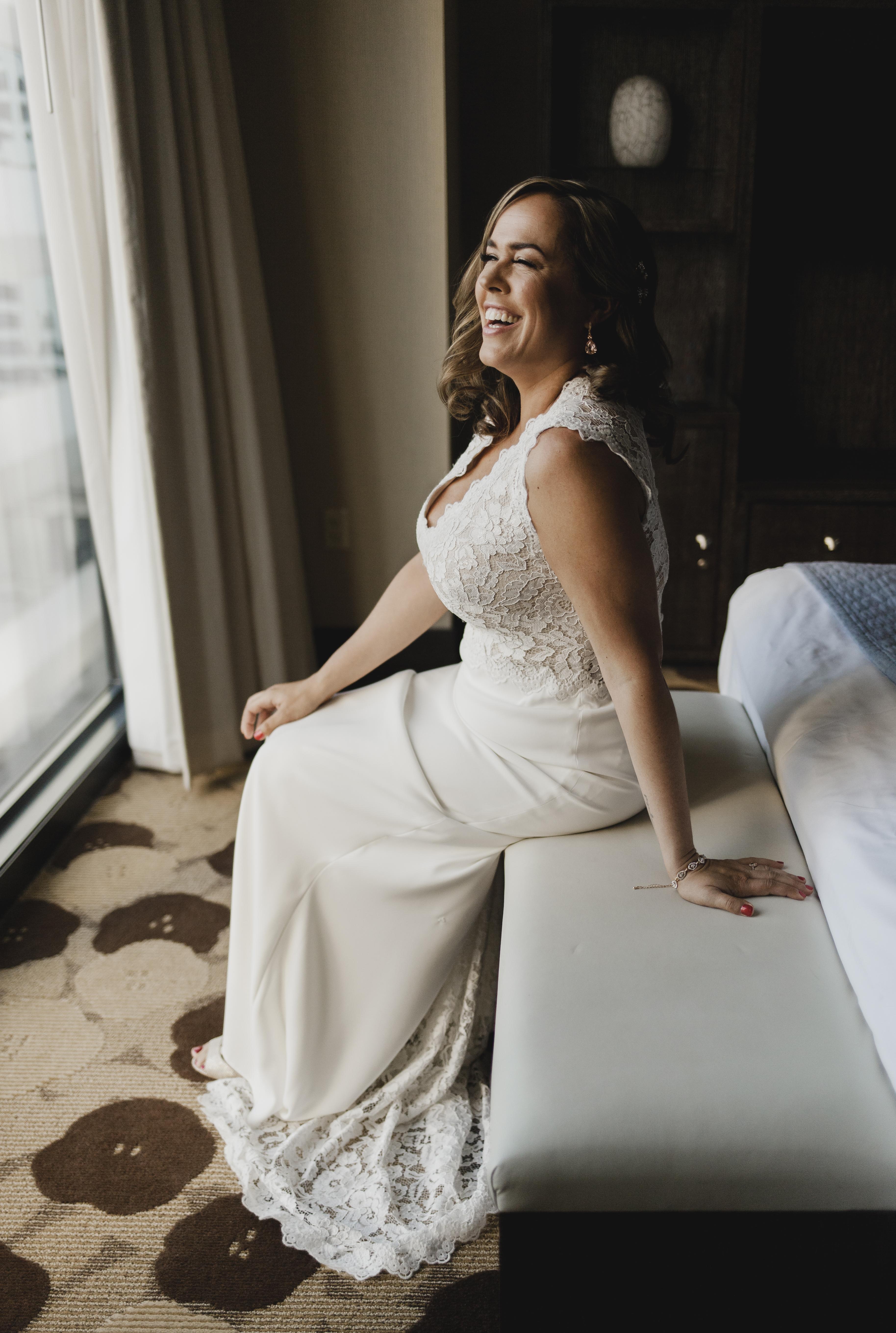 Super happy with my BHLDN Andora dress