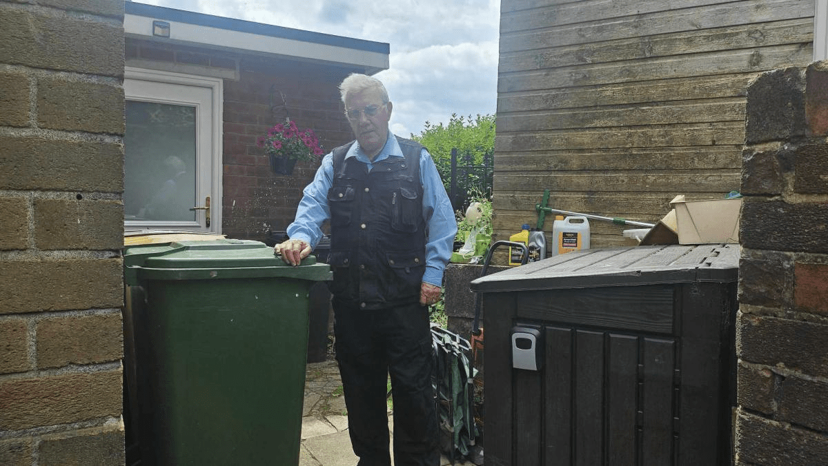 Bolton couple's frustration over bins missed during collection