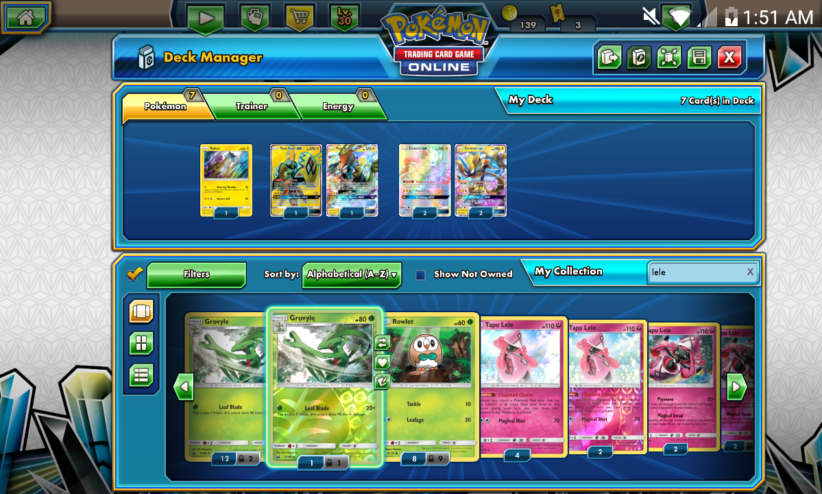 I didnt know grovyle and rowlet were really tapu leles (also anyone got