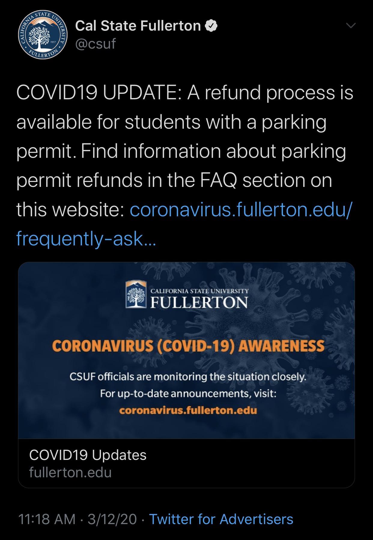 csuf parking permit fall 2023 Parking Permit Refunds csuf
