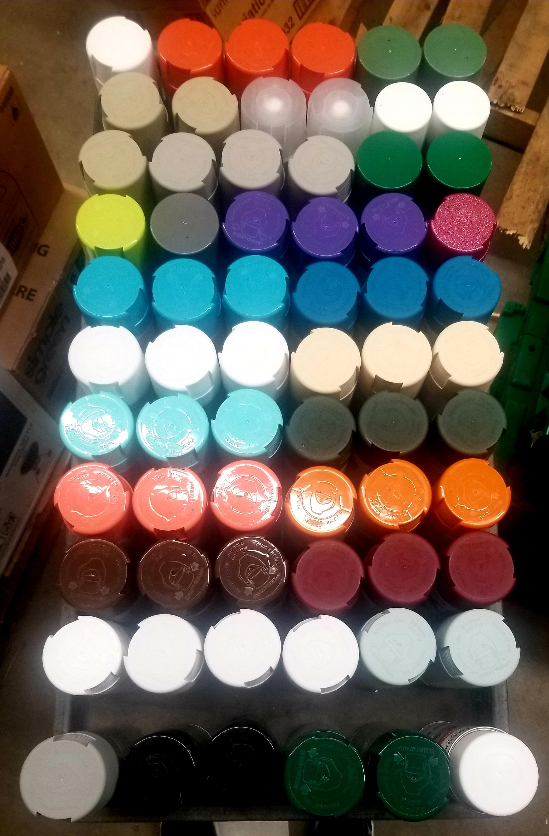 Spray paint on my cart fit perfectly. r/oddlysatisfying