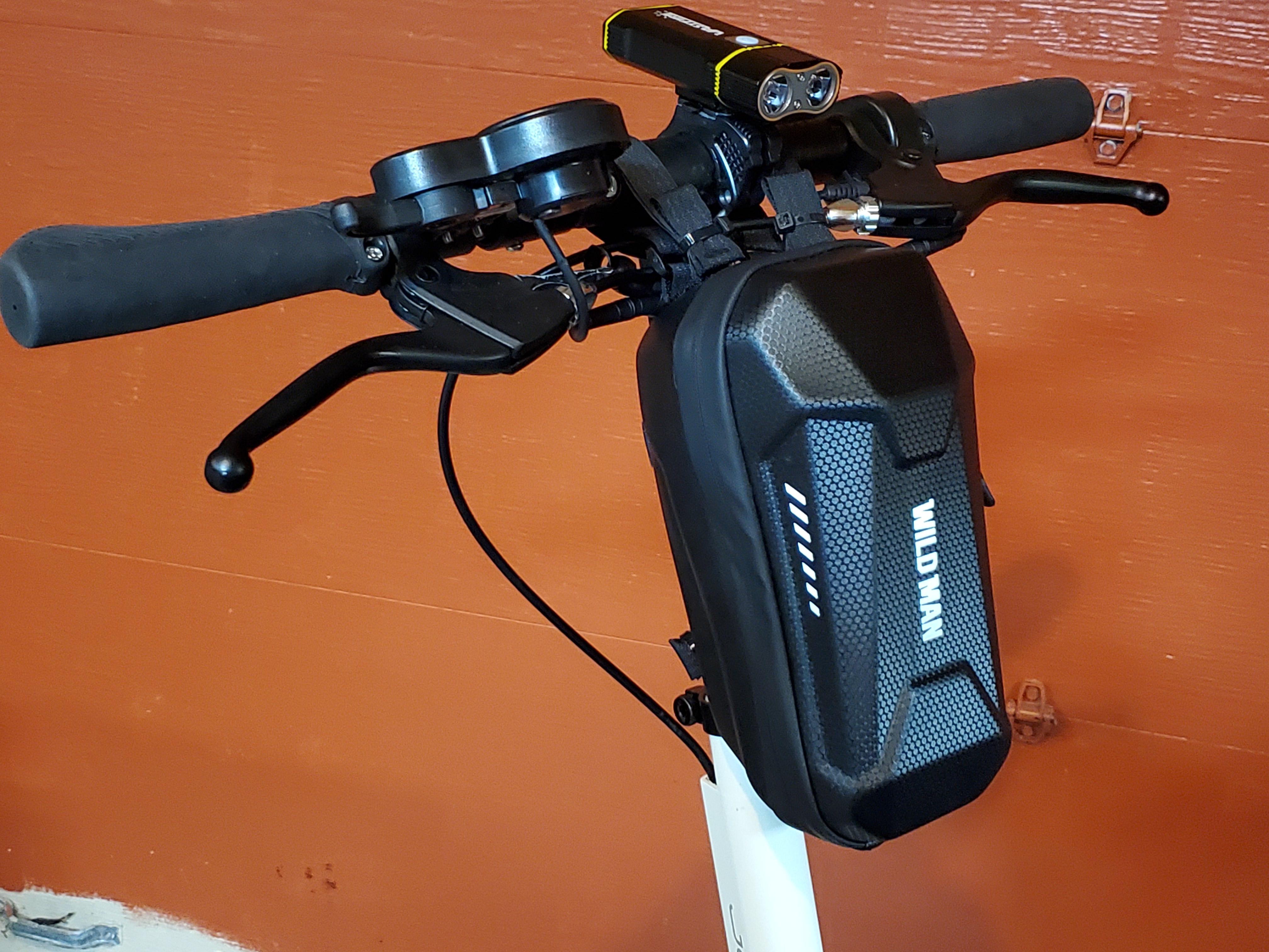 New handlebar bag from Amazon. r/ElectricScooters