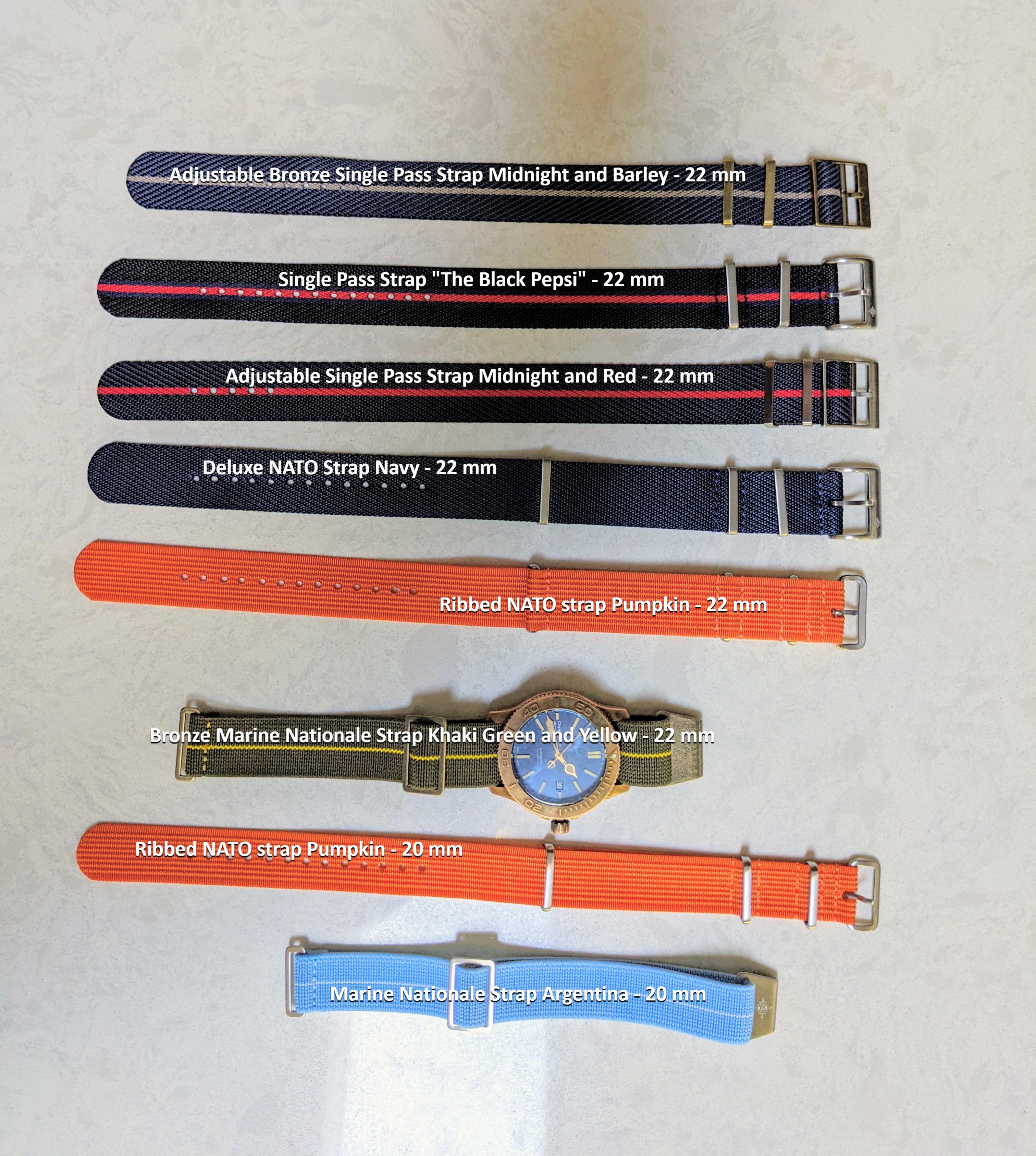 [WTS] NATOs Cheapest NATO Straps Brand New Bundle or Individual r/Watchexchange