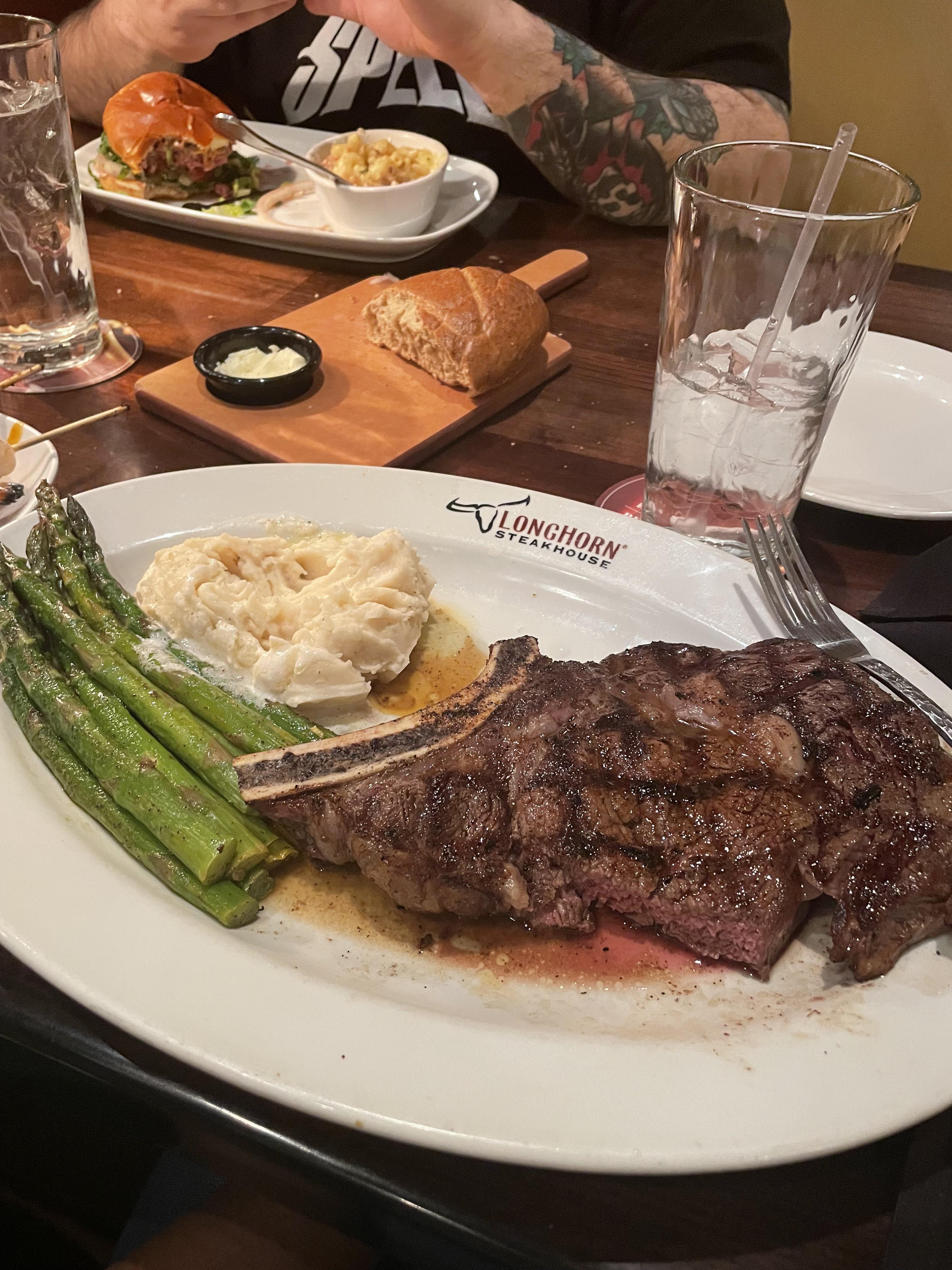 Outlaw Ribeye Streak!!! Hands down the best steak I’ve had in my life