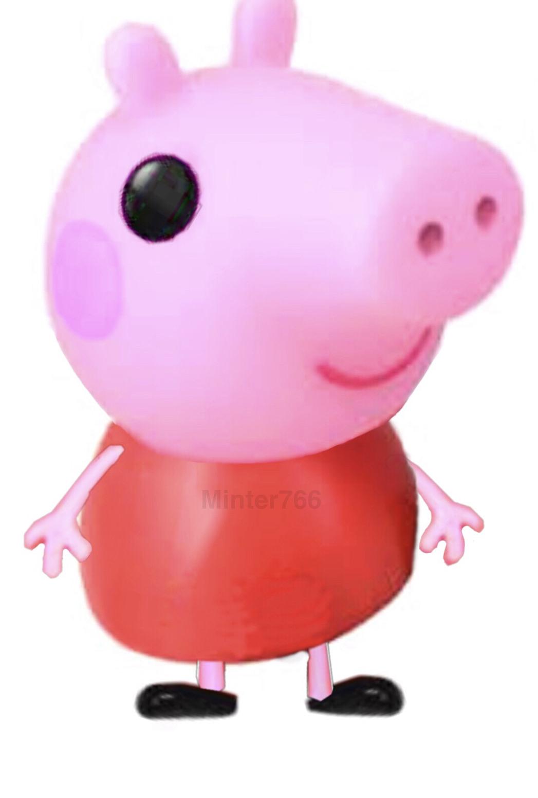 Tried making a Peppa Pig Funko pop concept! (Not the best at