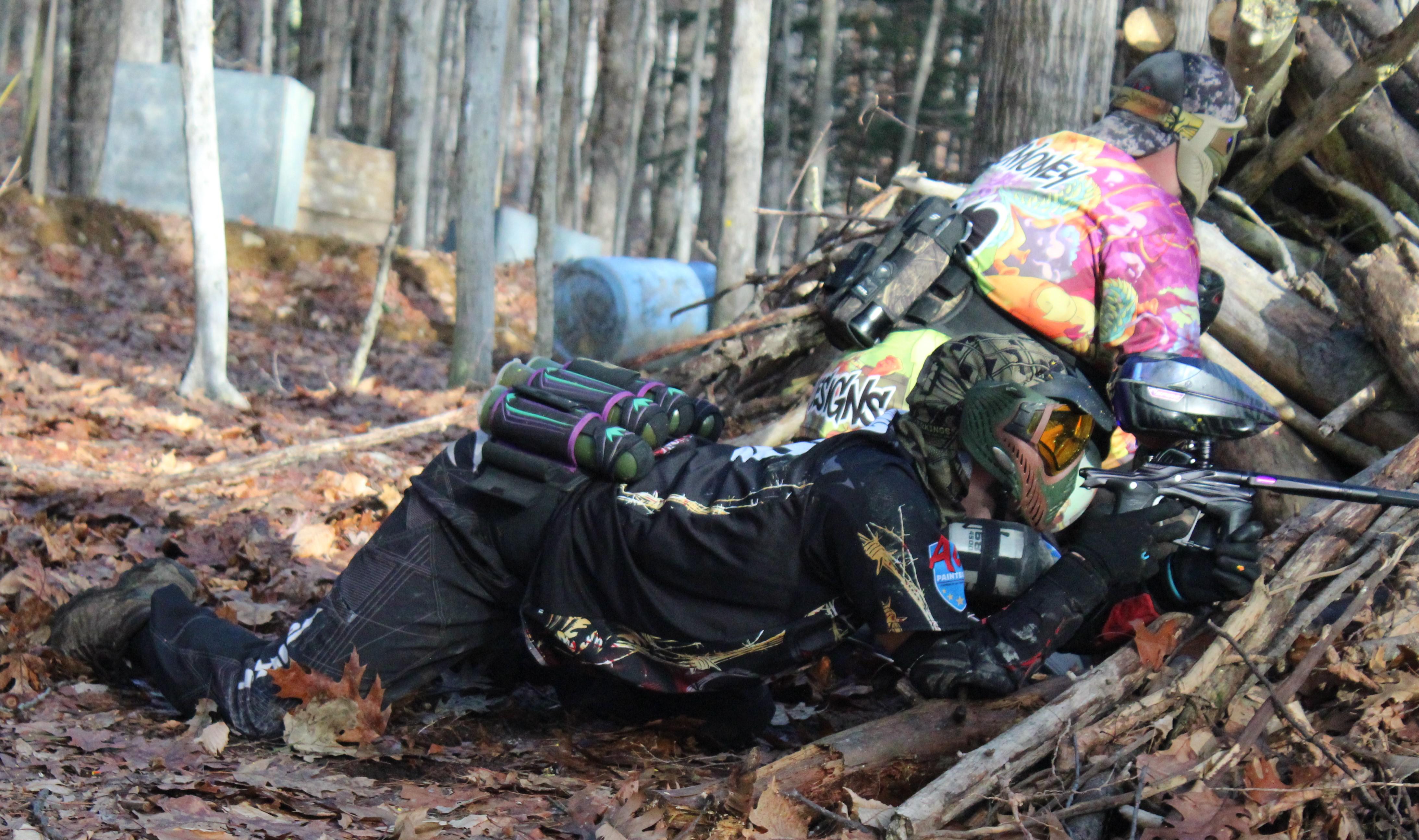 I decided to bring my camera out for a day of woodsball when it was 60