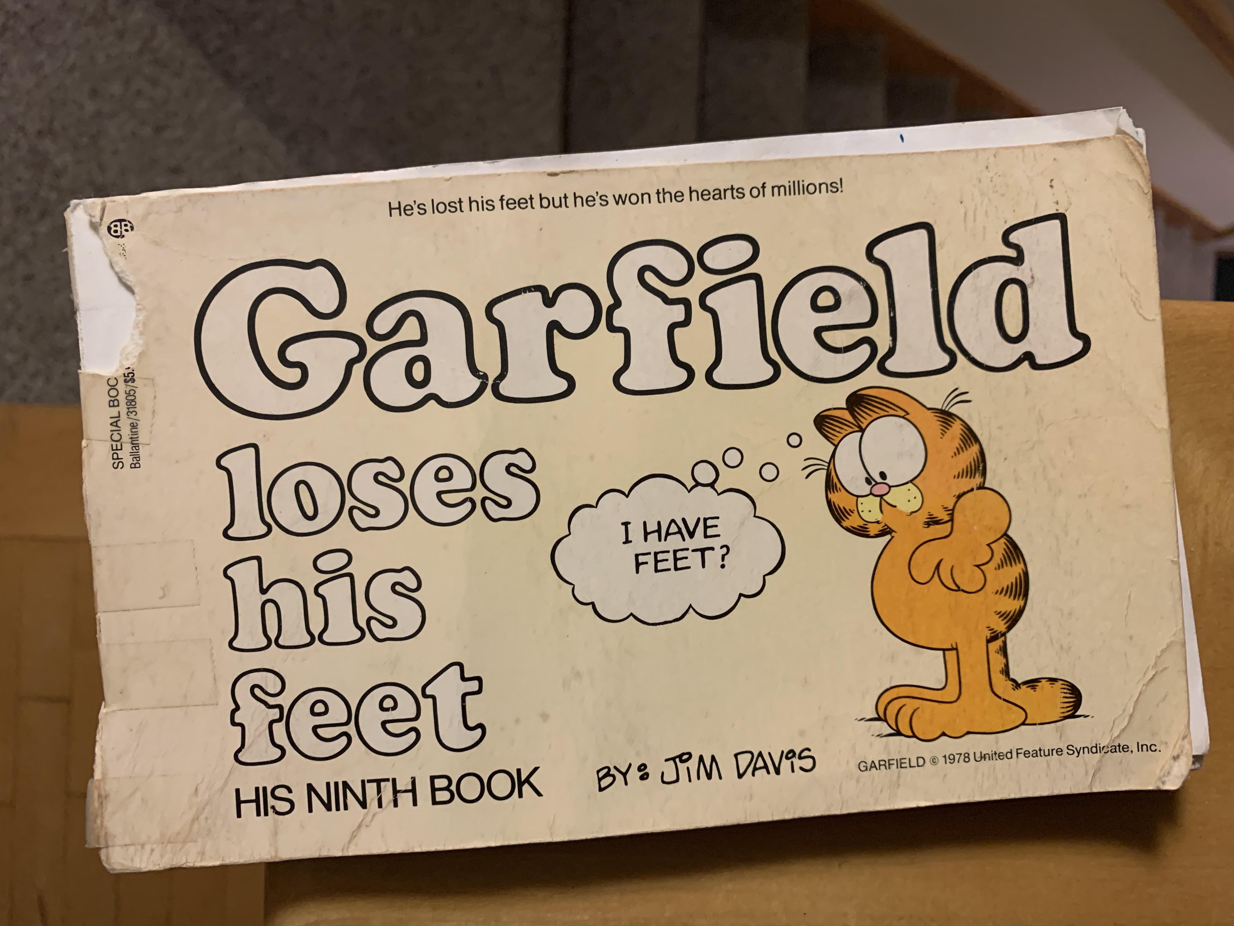 Found this 1978 Garfield classic tucked away on a bookshelf in an