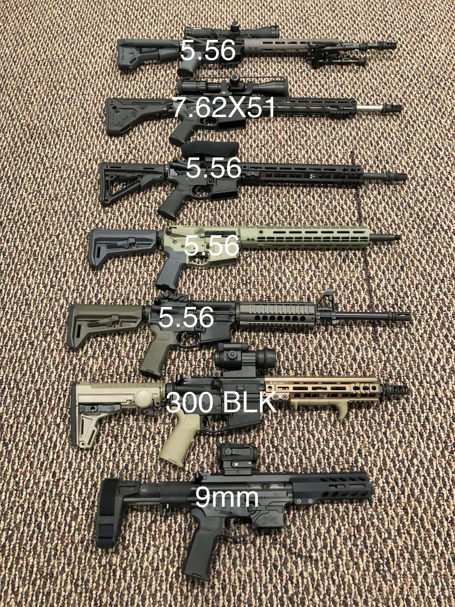 Family photo. Here’s most of my rifles. I built them all. mostly. liberalgunowners