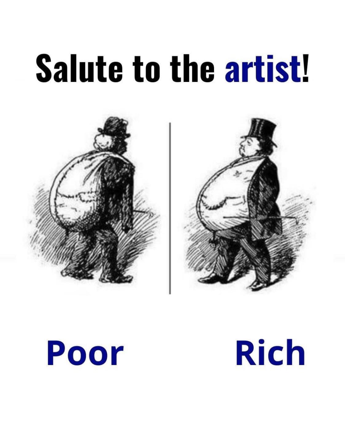 Poor Vs Rich Art