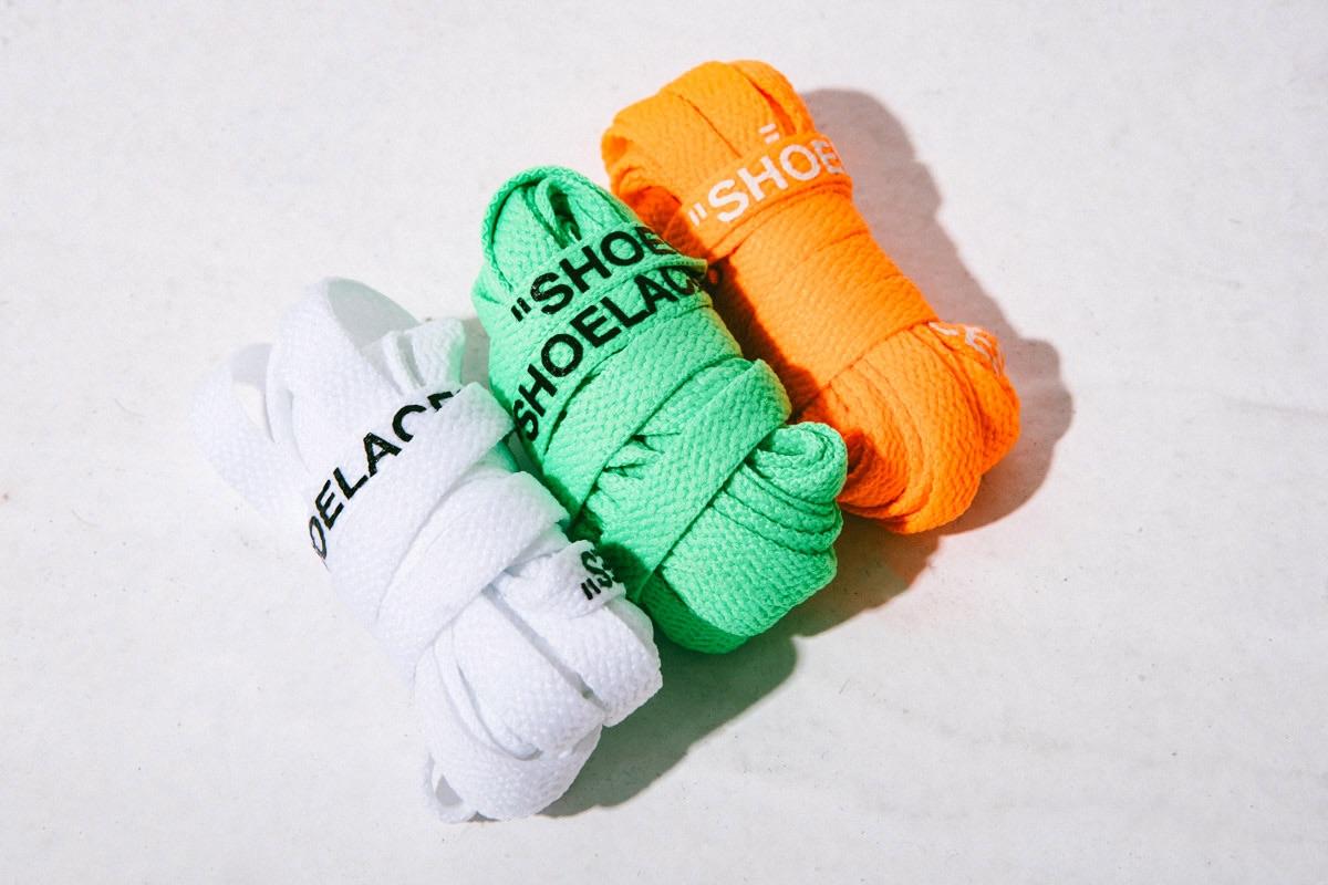 [LF] OffWhite x Nike shoelaces in green & orange. r/sneakermarket