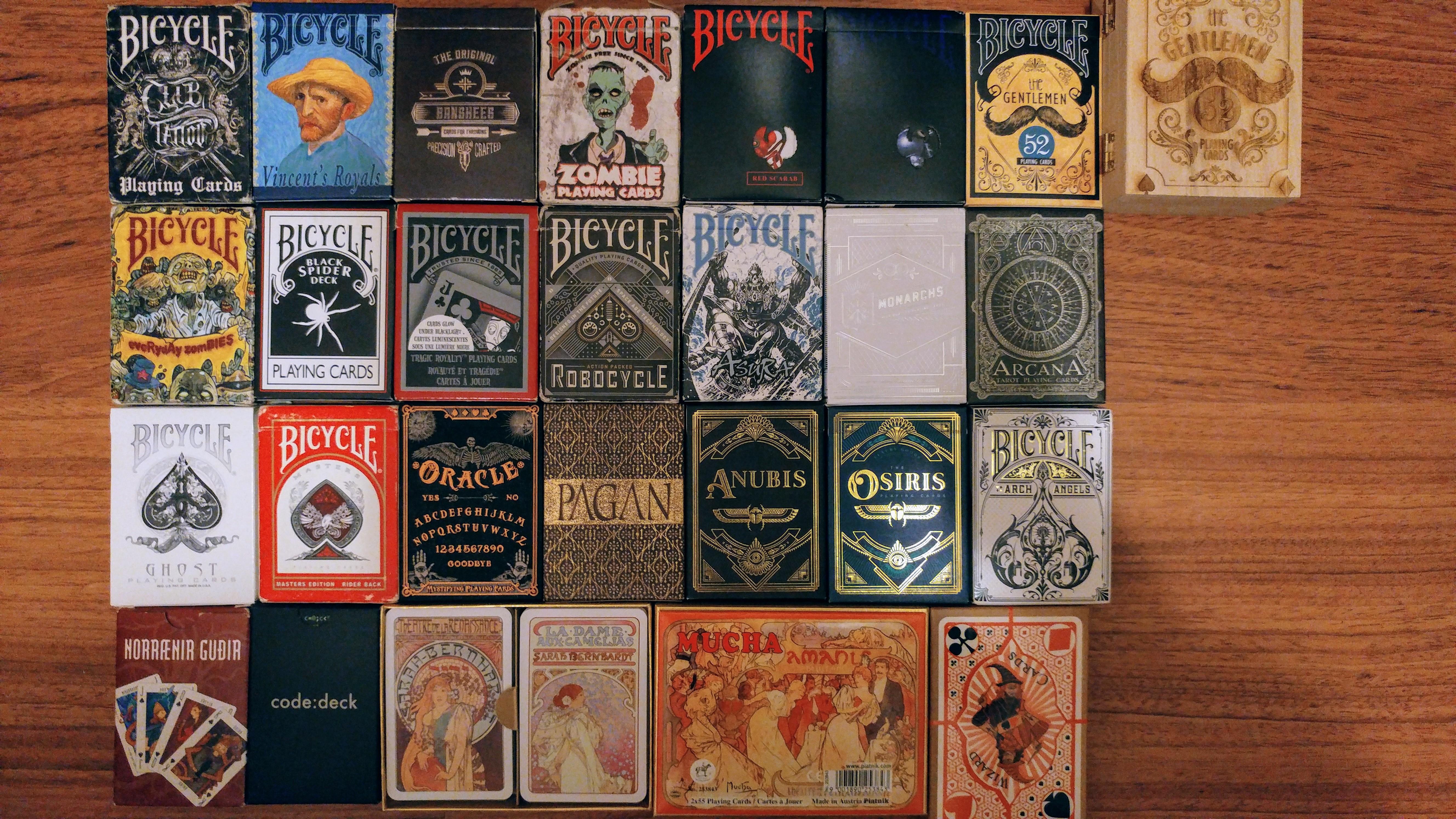 Most of my playing cards collection! Ask for specific images if some