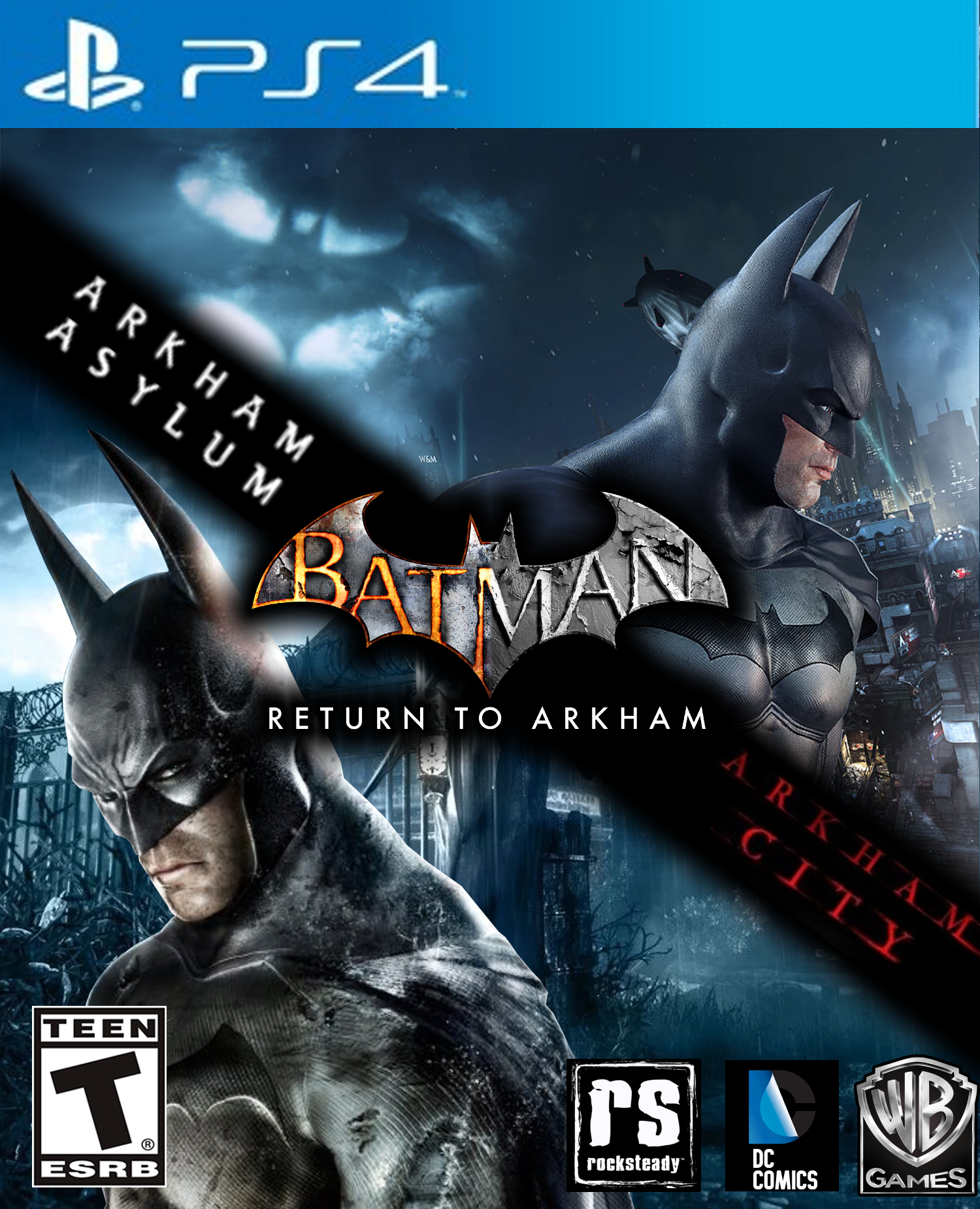 Since my case for Return to Arkham PS4 had a preowned Gamestop cover