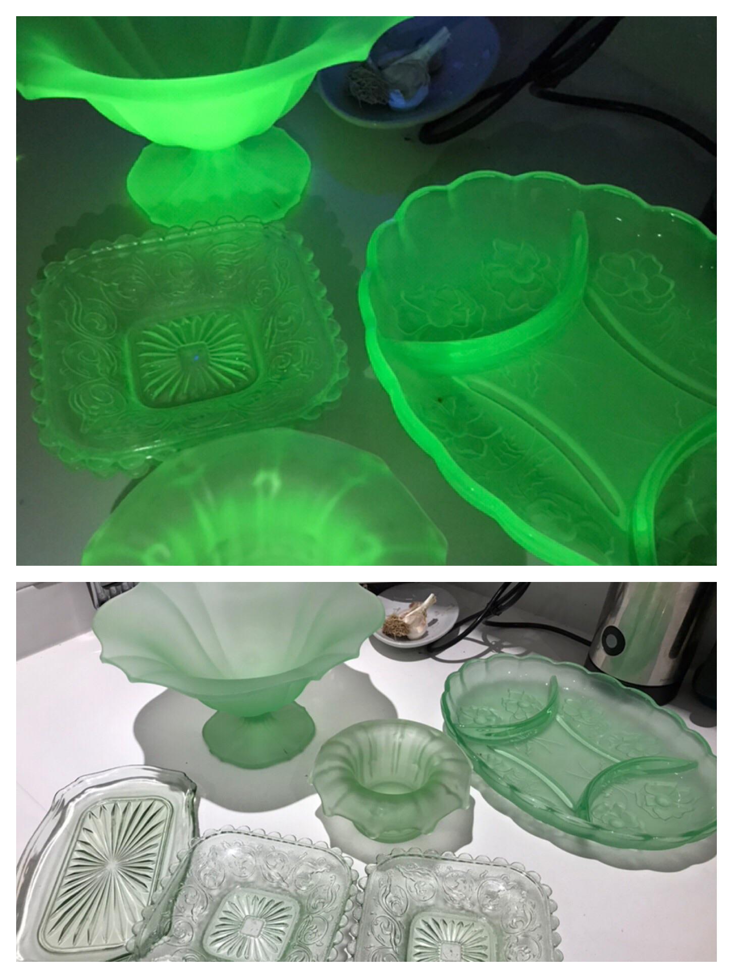 I finally found some uranium glass! r/ThriftStoreHauls