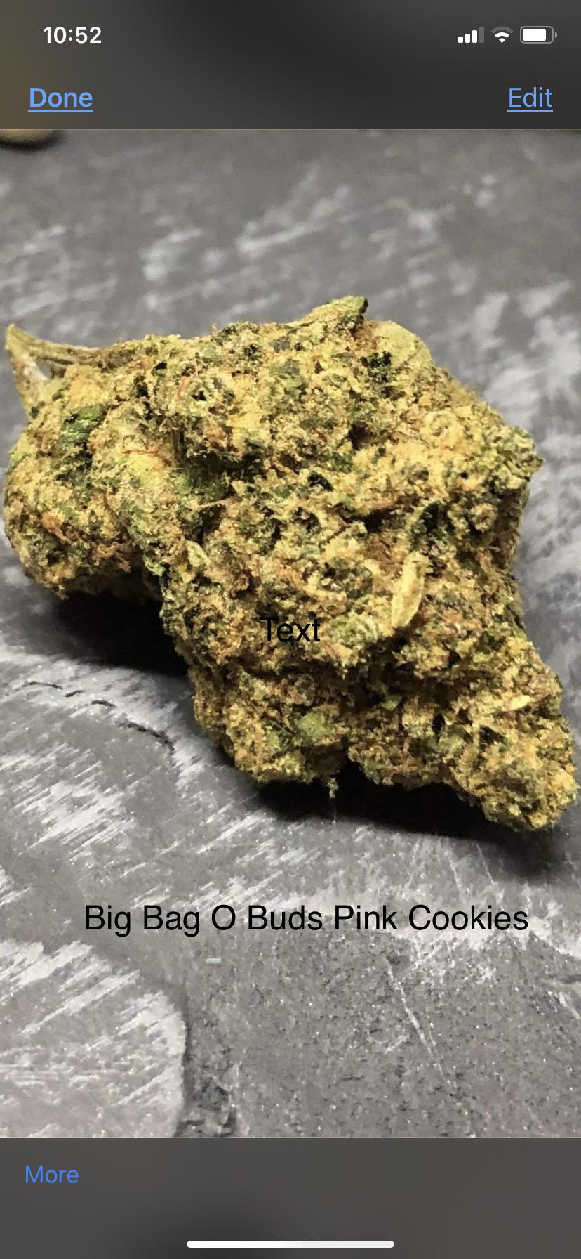 Big Bag of BudsPink CookiesNSClyde Street RecPics