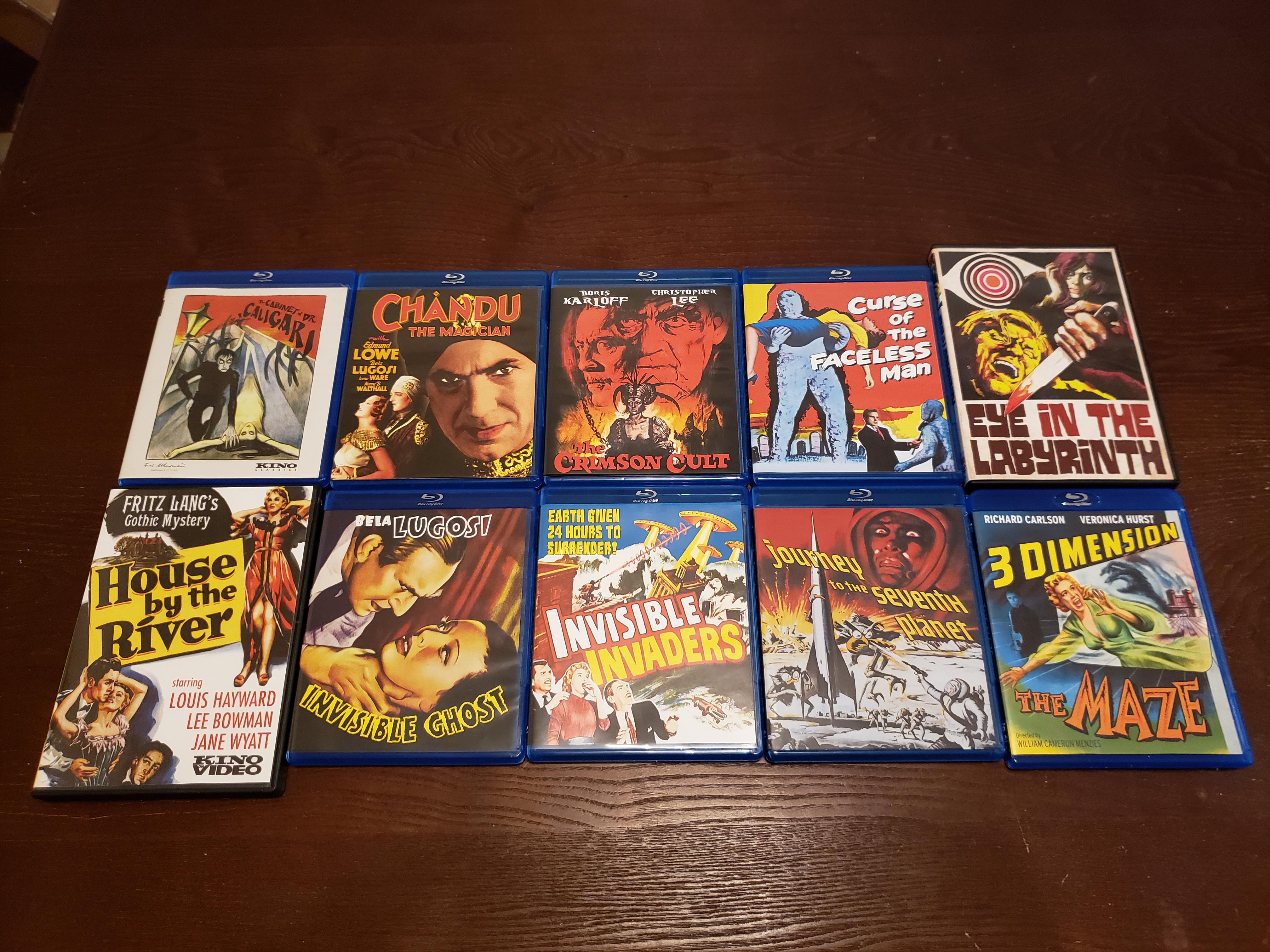 My order from the Kino Lorber sale came in! r/boutiquebluray