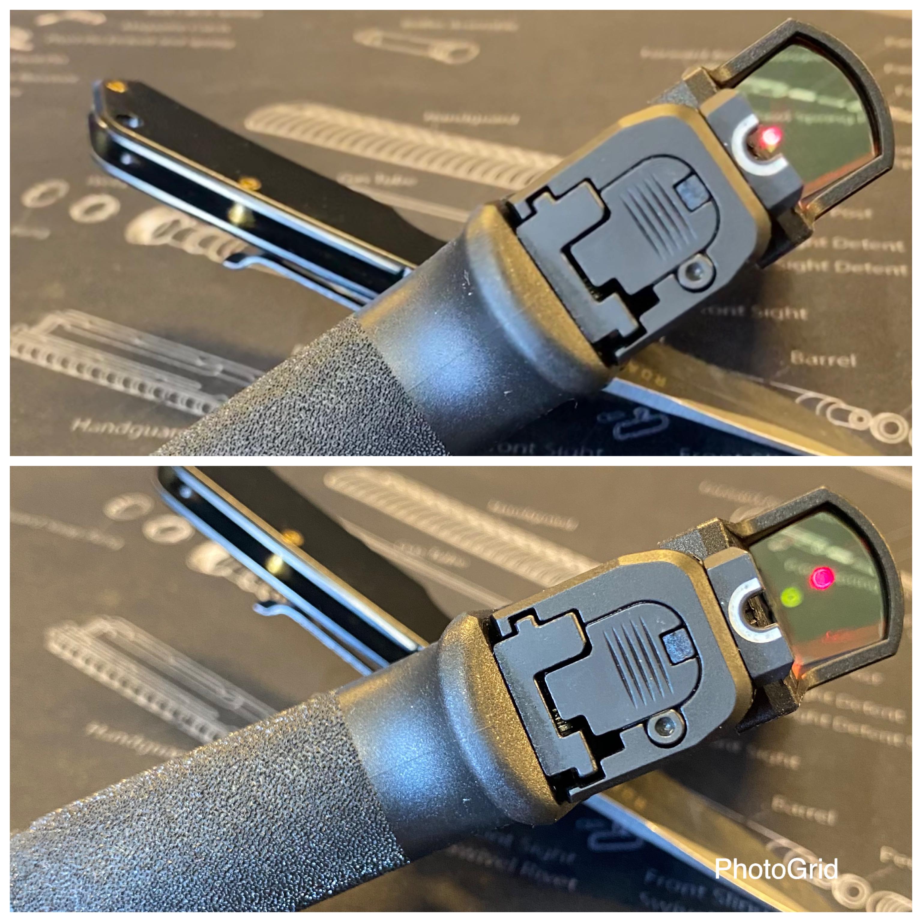 Hellcat cowitness with Romeo Zero. Second photo shows at an angle you