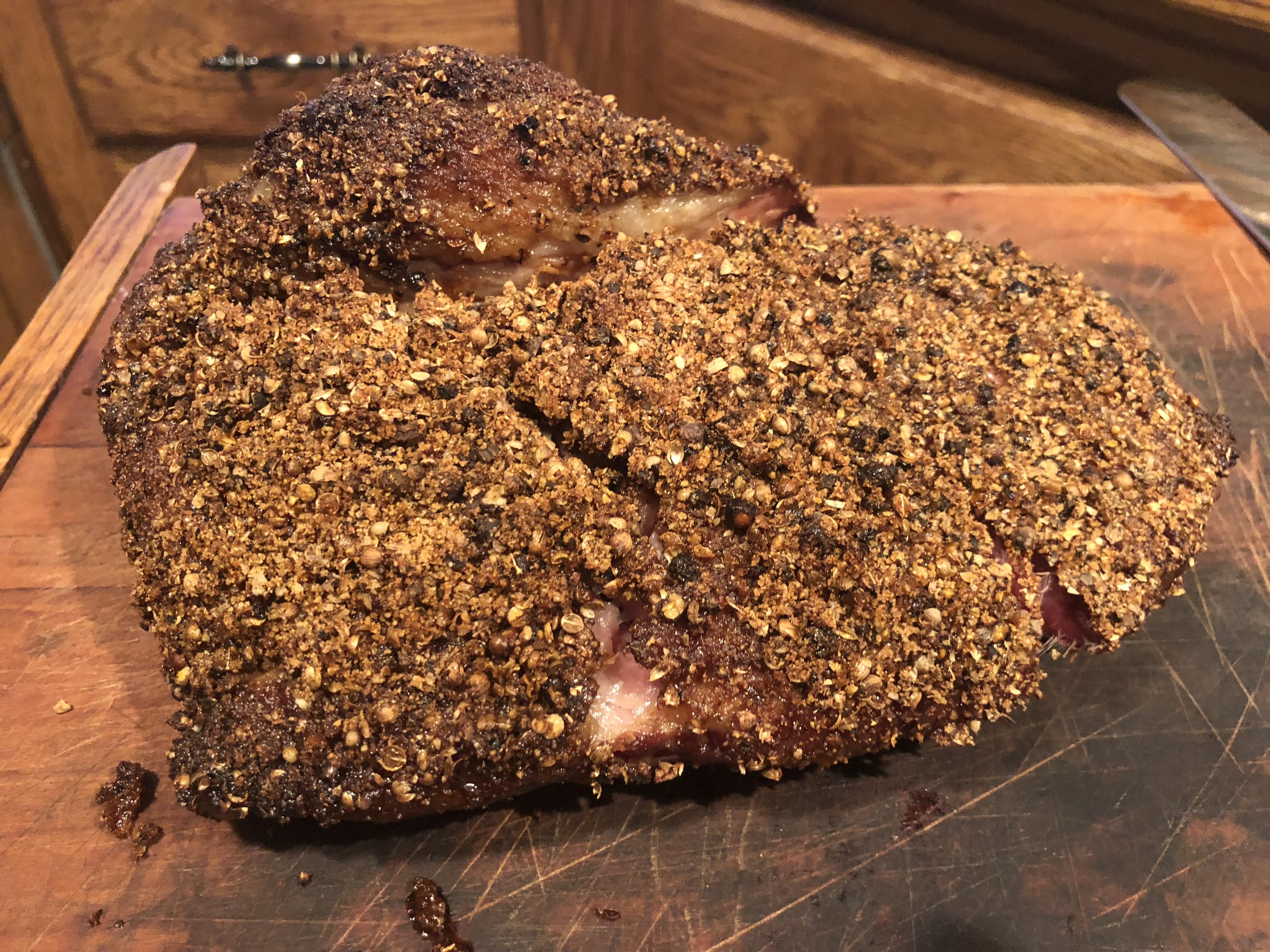 SousVideQue Pastrami (minus the que oven finished) r/sousvide