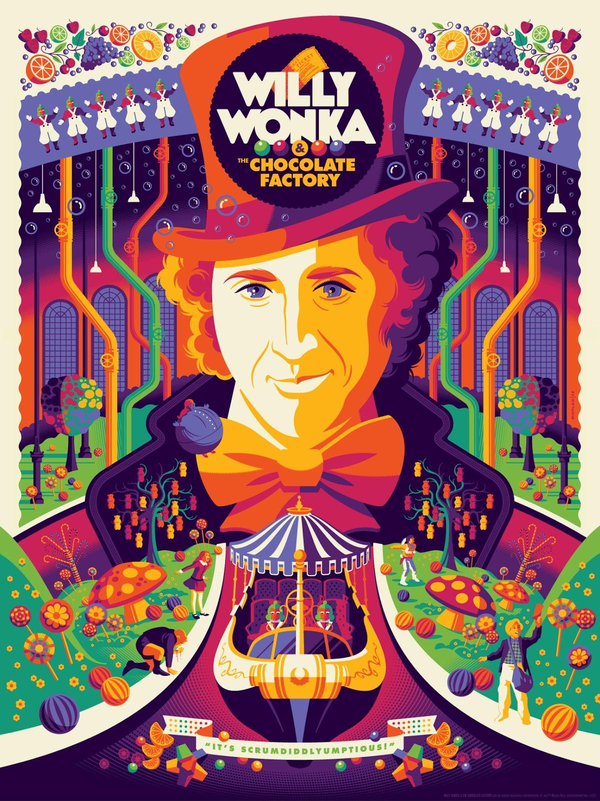 Willy Wonka & the Chocolate Factory (1971) by Tom Whalen r