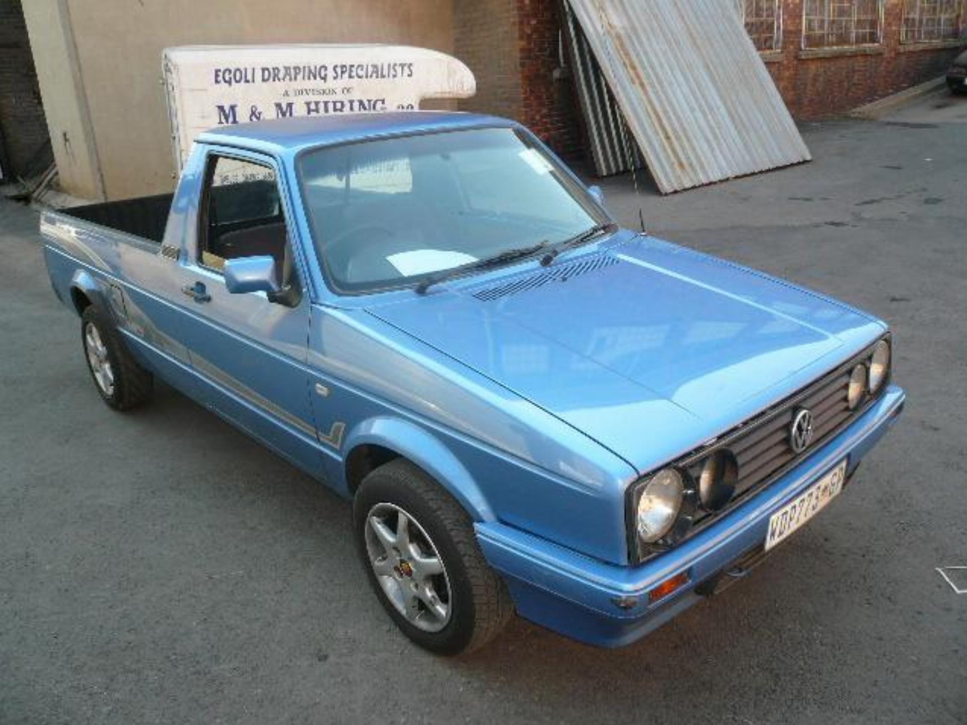VW caddy. Small South African "bakkie". Produced until 2007 in South