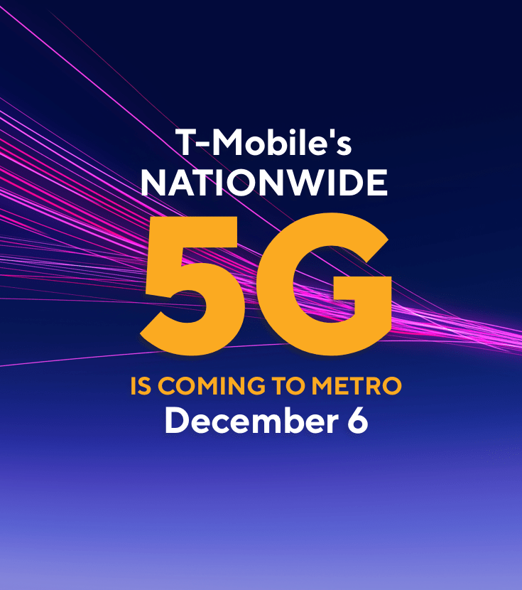 5G is coming to Metro By TMobile on 12/6! MetroPCS