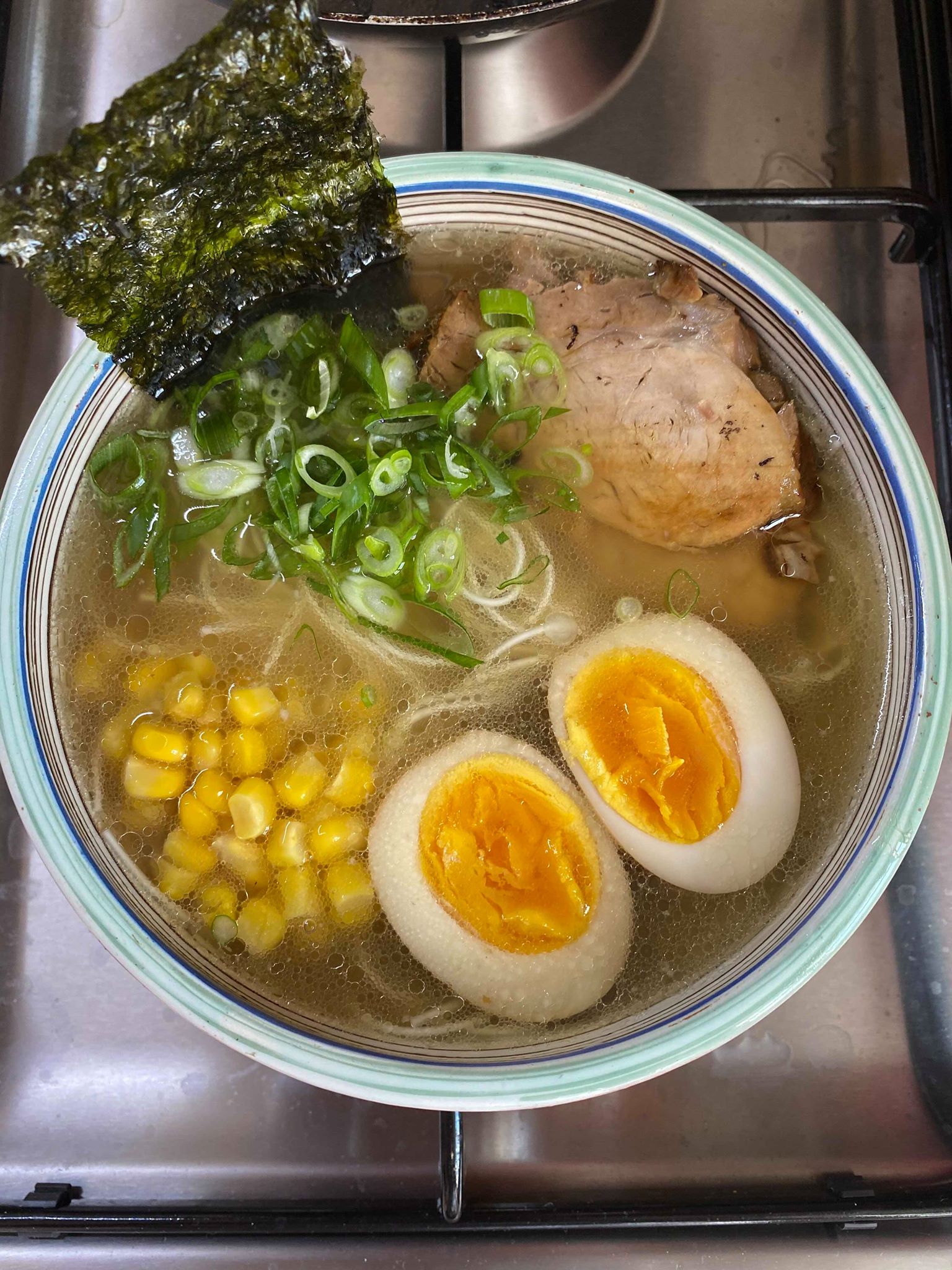 My first Ramen! Everything made from scratch (except for the noodles