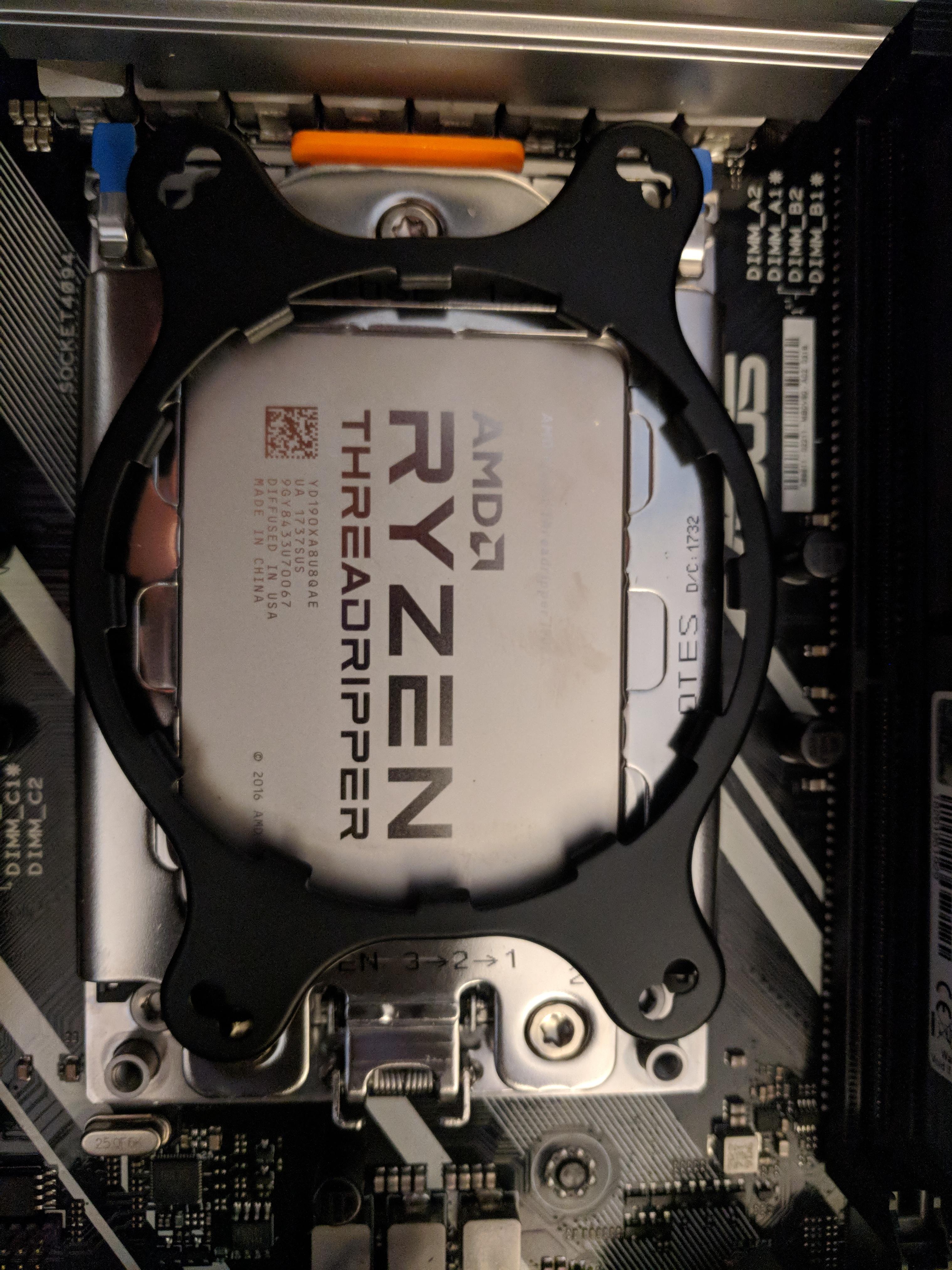 X62 with Threadripper install question r/NZXT