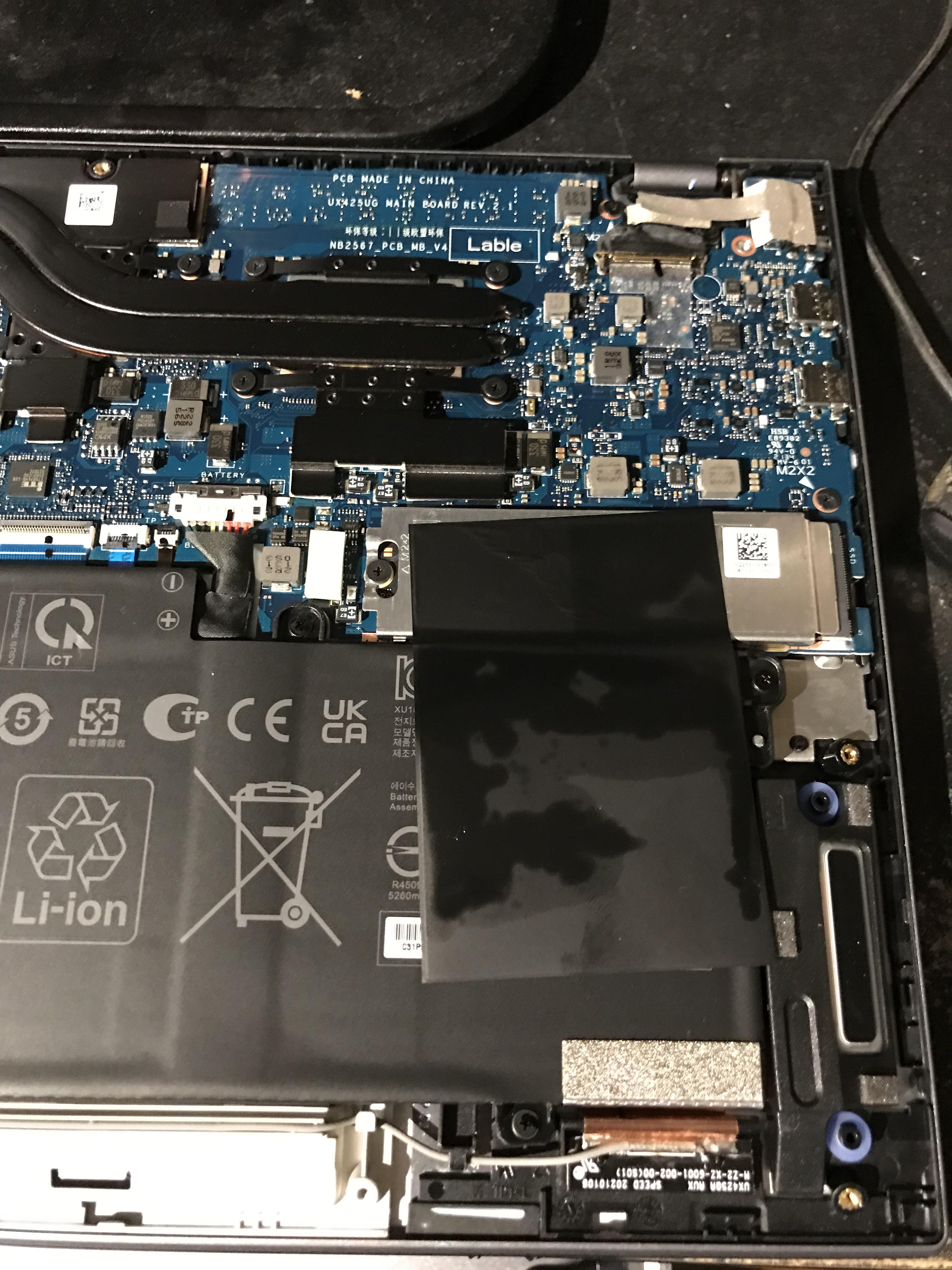 Zenbook 14 keeps heating up in one particular spot on bottom… took