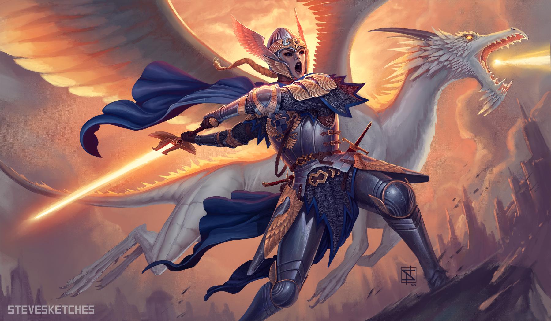 [ART] The Dragon Knight DnD