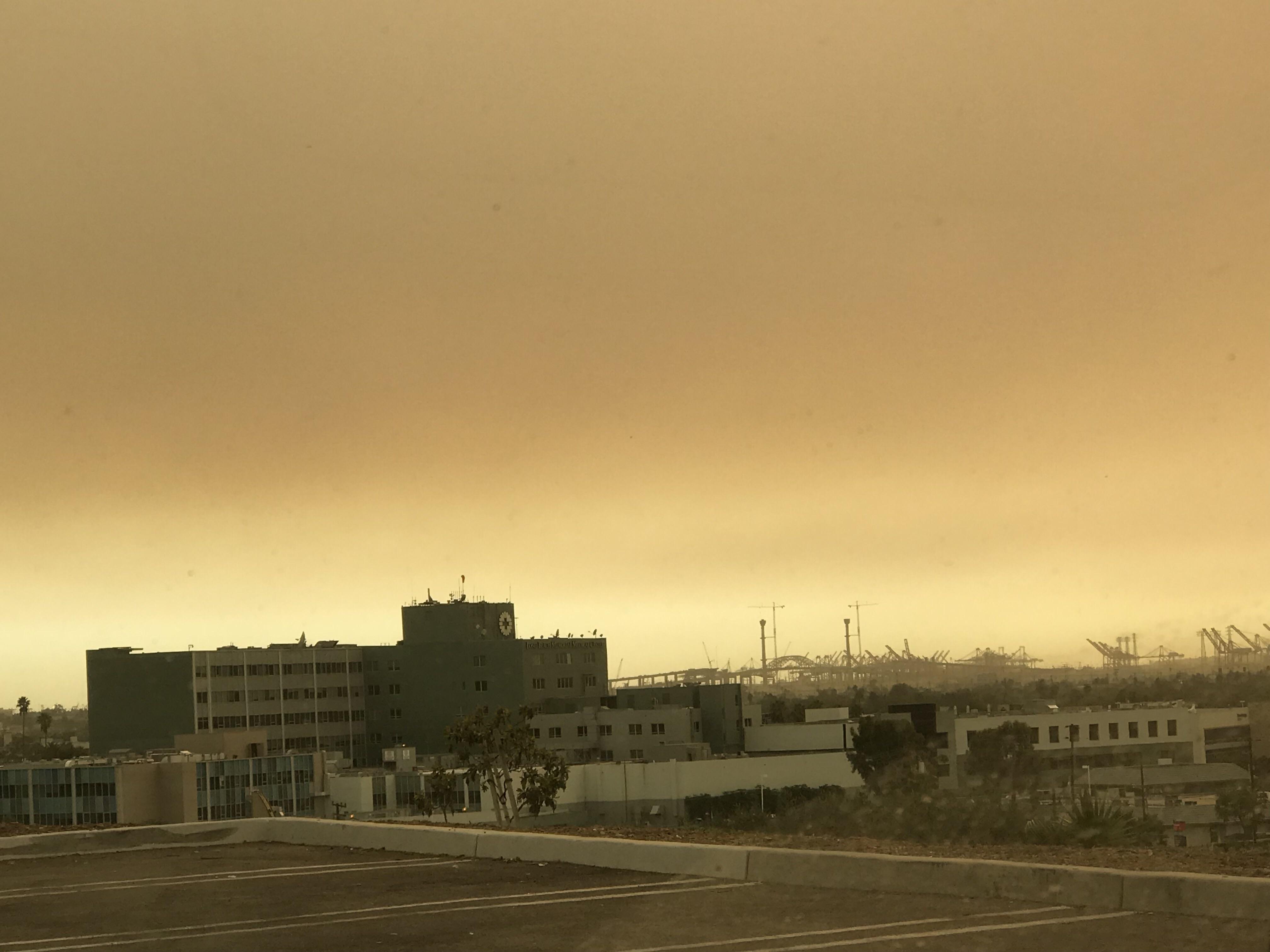 Smoke over Long Beach r/longbeach