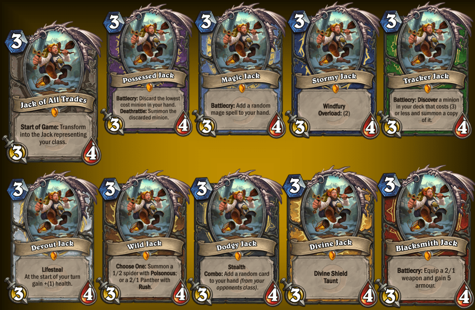 Jack of All Trades r/customhearthstone