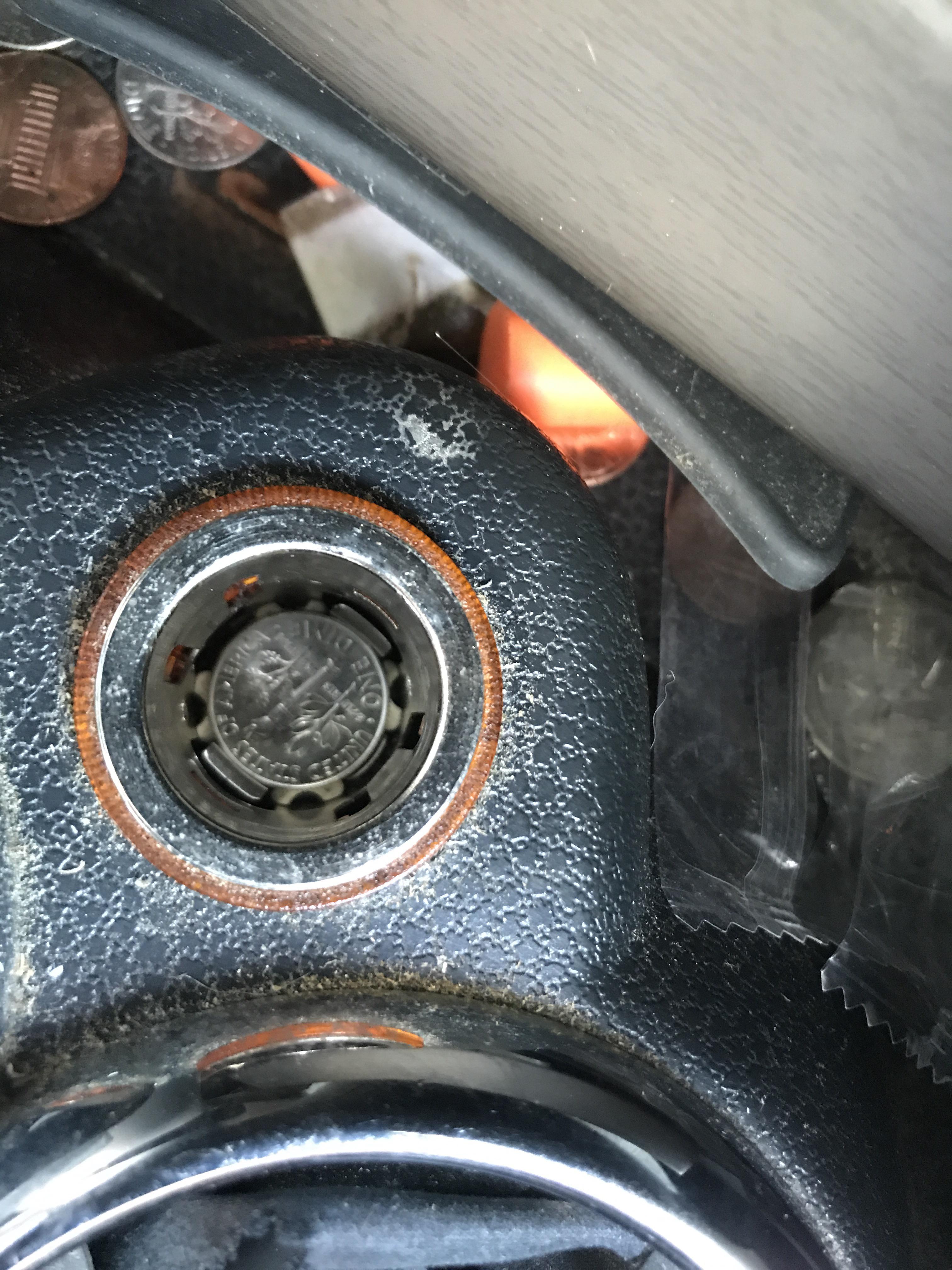 A dime got stuck in my car charging port and is now very stuck r